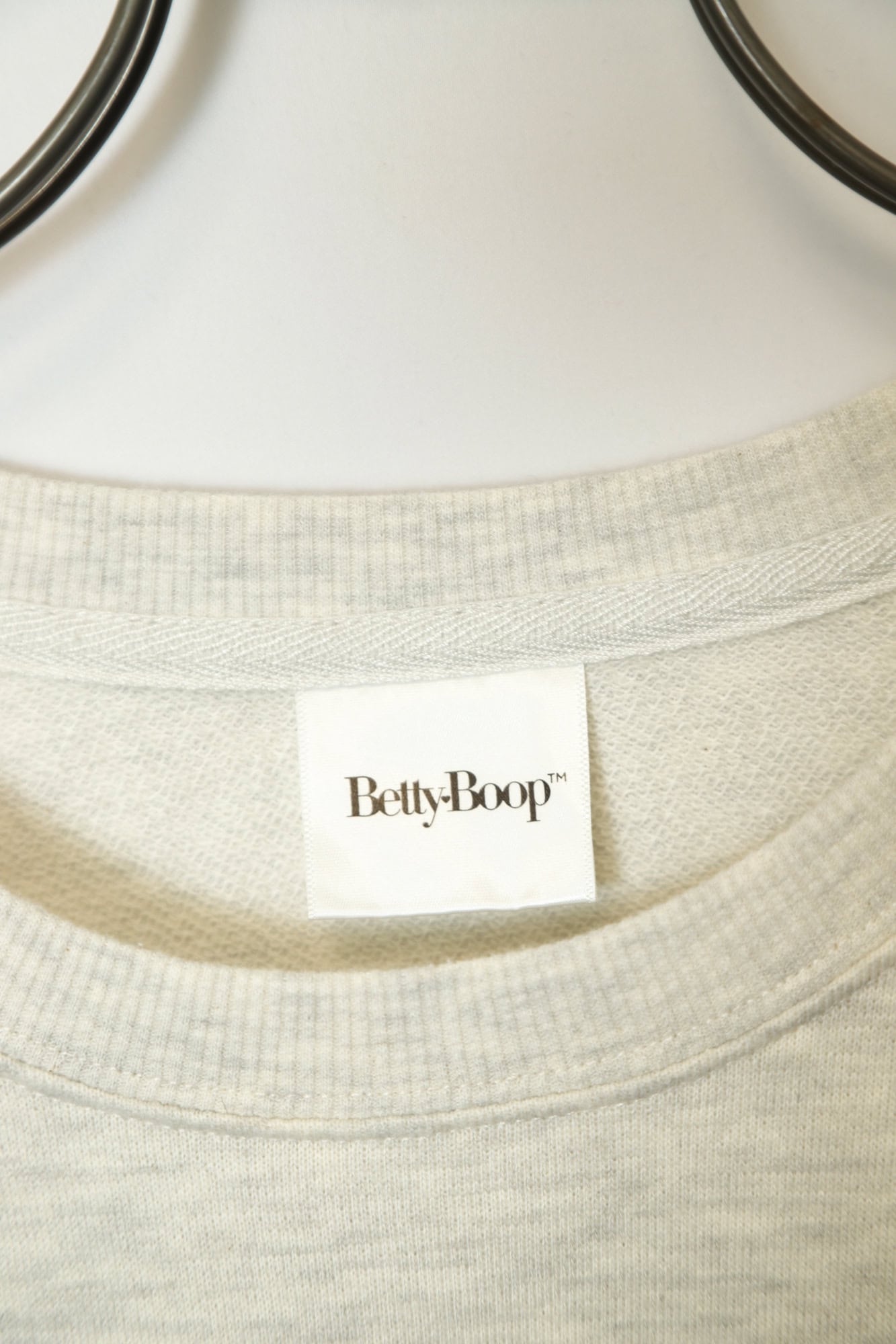 USED BETTY BOOP EMBROIDERY SWEAT SHIRT/L - 画像 (3)