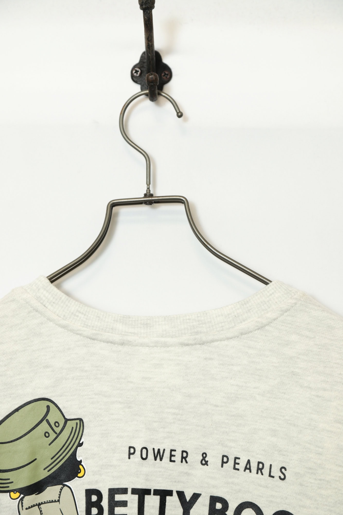 USED BETTY BOOP EMBROIDERY SWEAT SHIRT/L - 画像 (8)