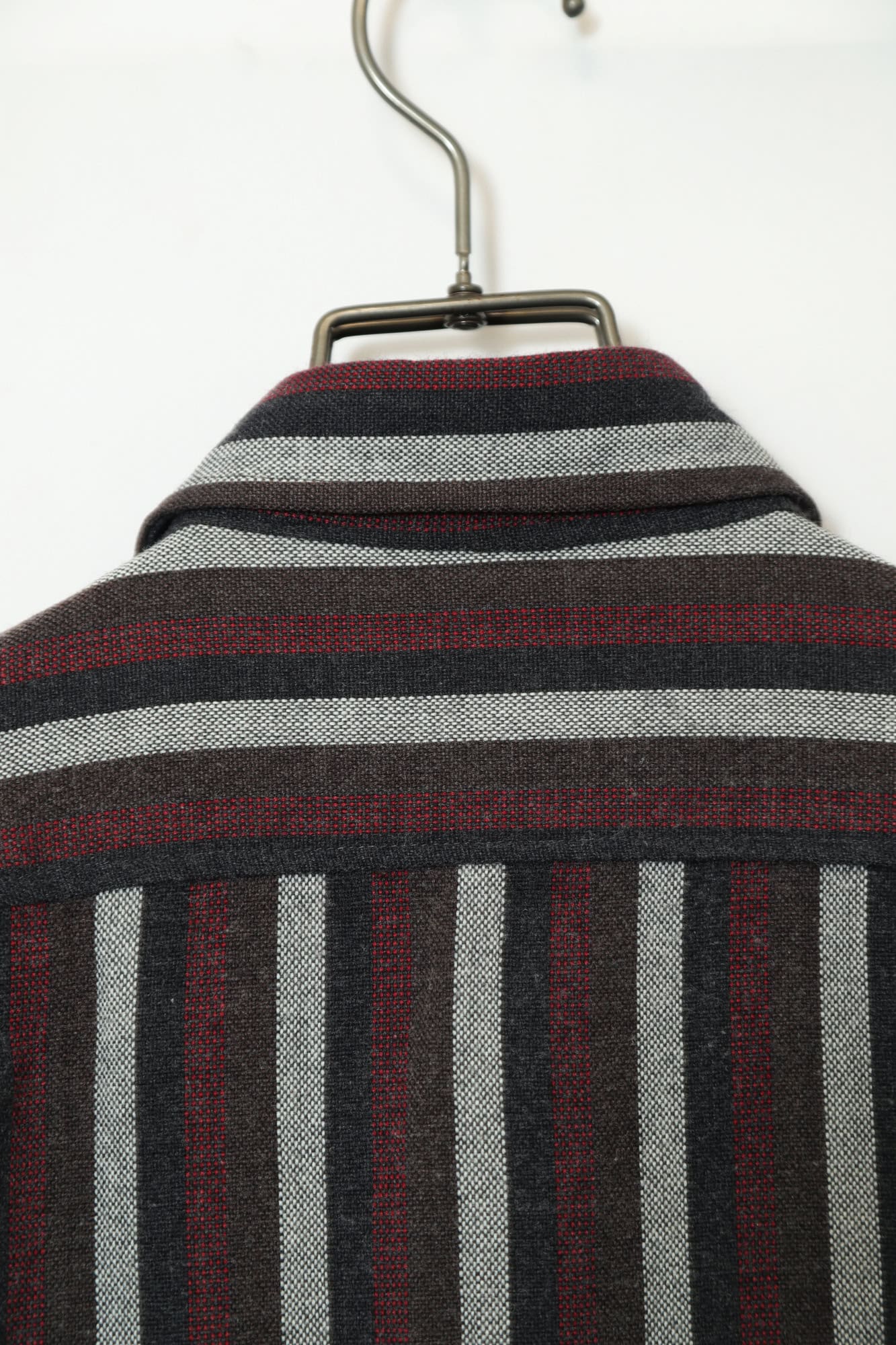 VINTAGE WOOLY STRIPE SHIRT/M - 画像 (7)