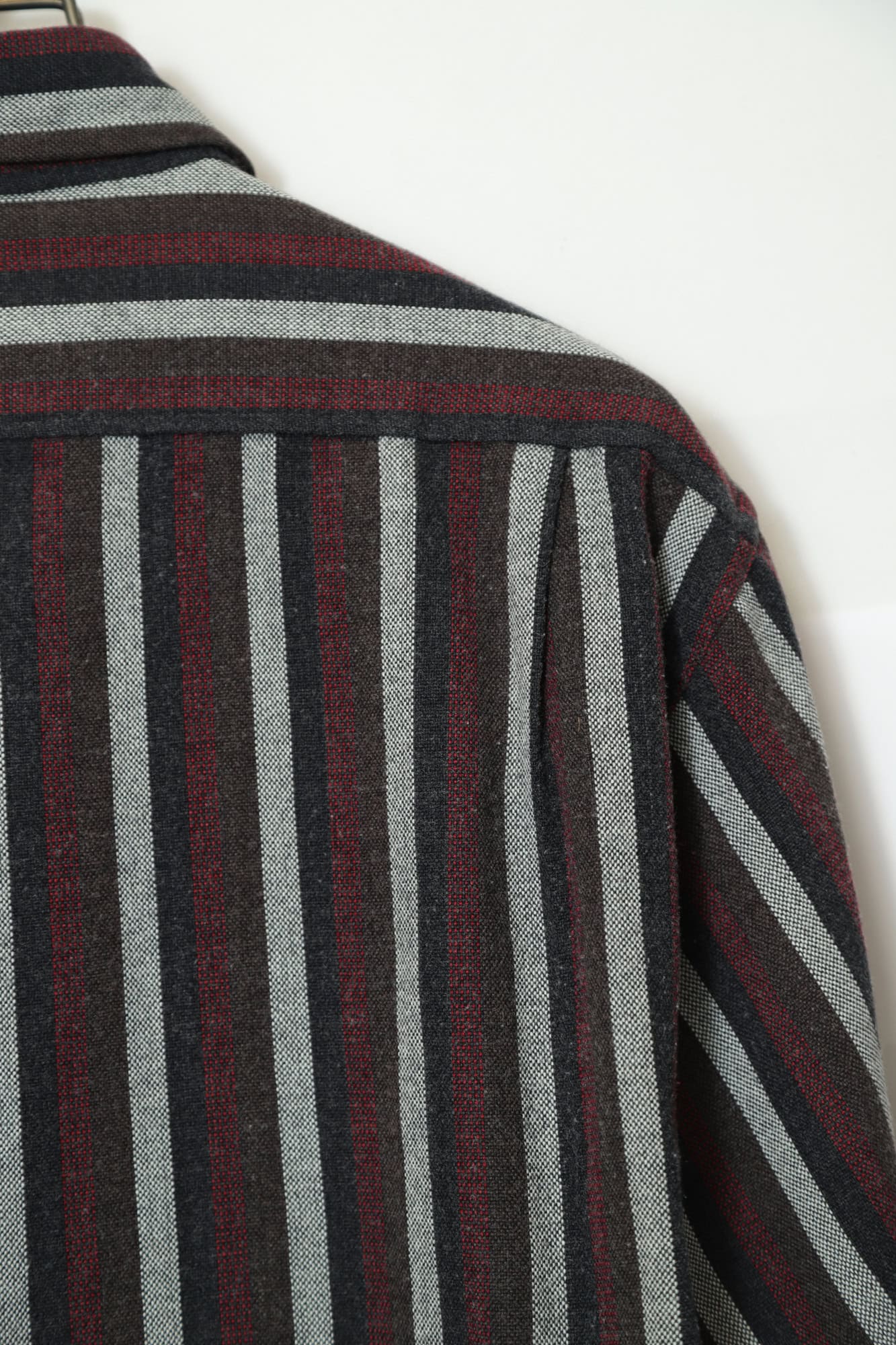 VINTAGE WOOLY STRIPE SHIRT/M - 画像 (8)