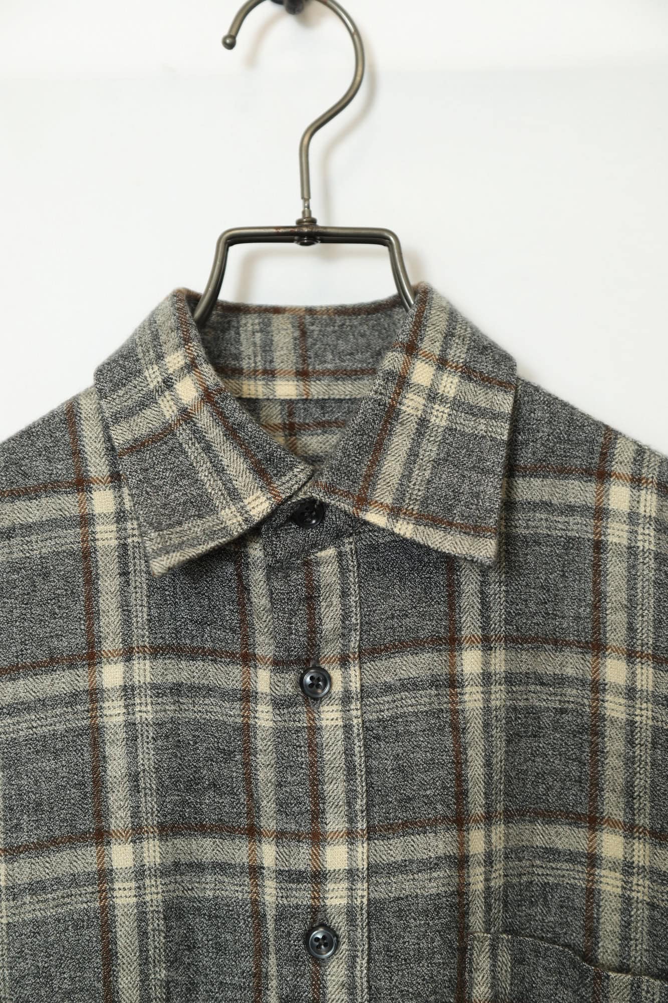 Alternative view of VINTAGE WOOLY CHECK SHIRT/M