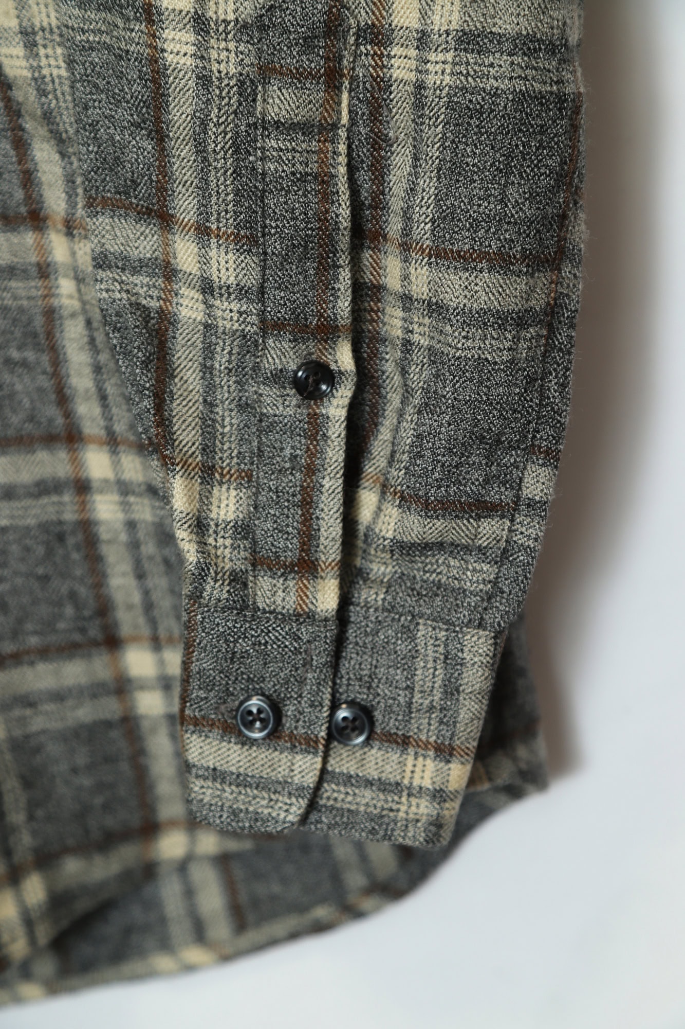 VINTAGE WOOLY CHECK SHIRT/M - 画像 (4)