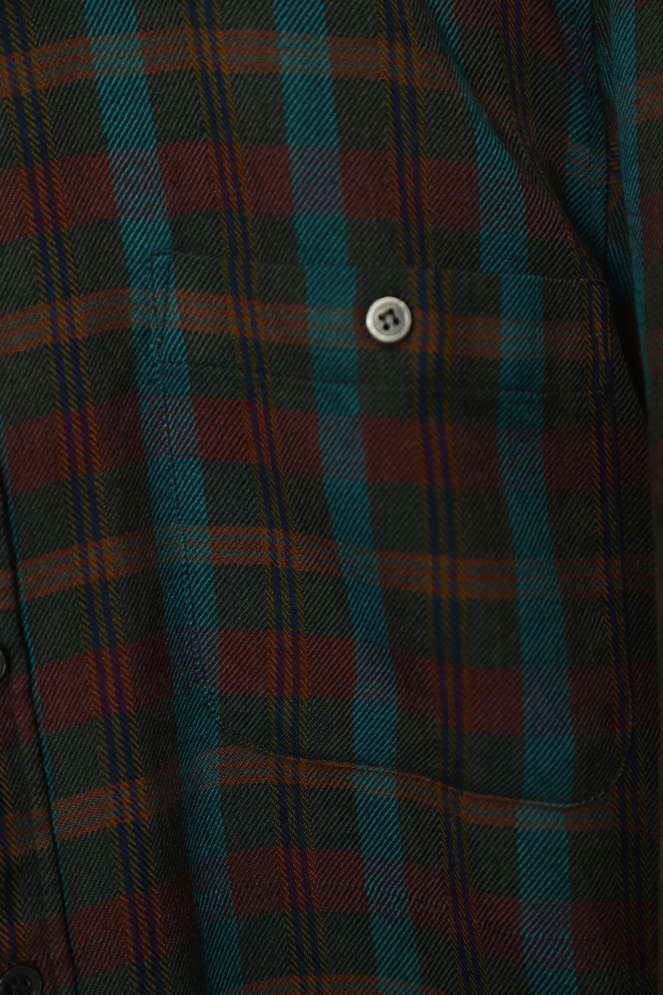 VINTAGE WOOLY CHECK SHIRT/M - 画像 (3)