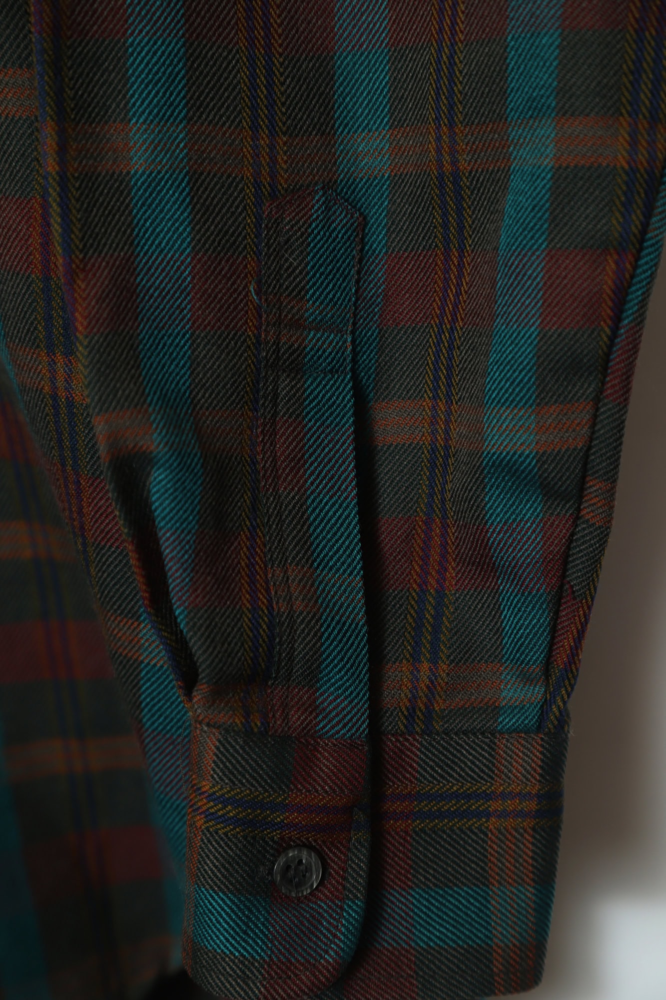 VINTAGE WOOLY CHECK SHIRT/M - 画像 (4)