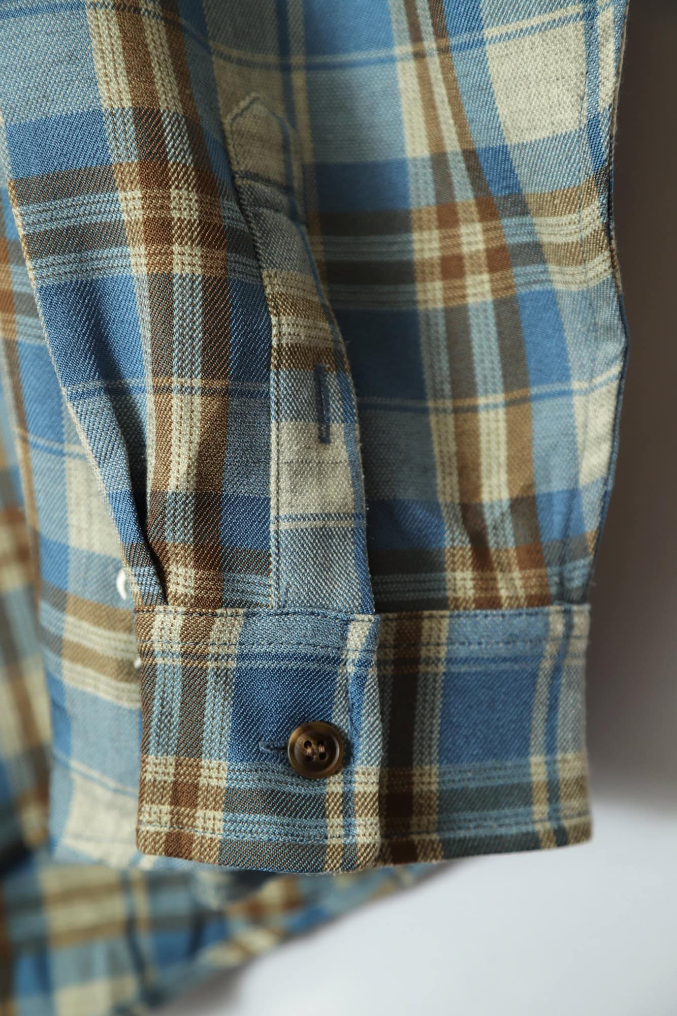 USED WOOLY CHECK SHIRT/L - 画像 (4)