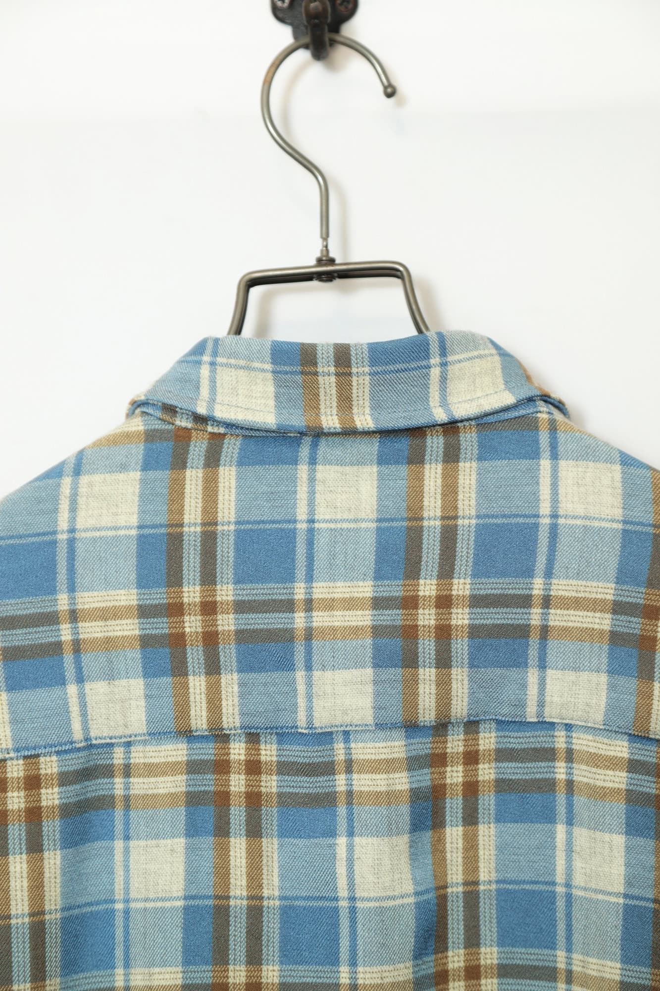 USED WOOLY CHECK SHIRT/L - 画像 (7)