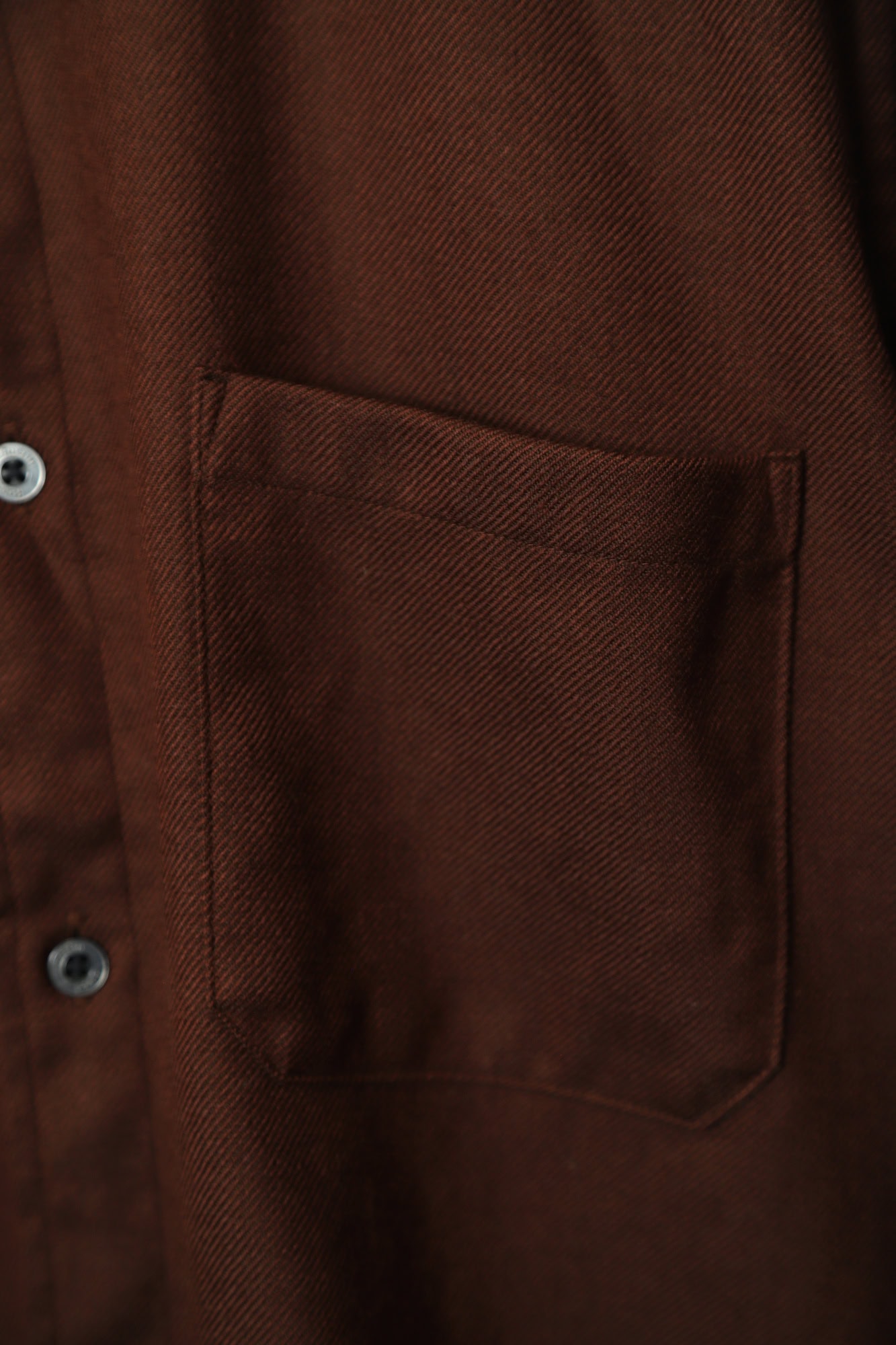 VINTAGE WOOLY STAND COLLAR SHIRT JACKET/M - 画像 (3)