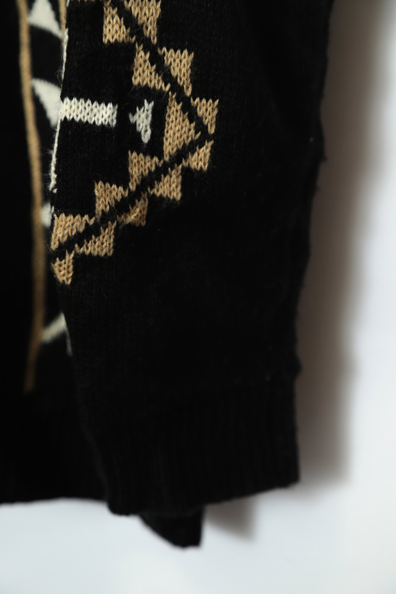 VINTAGE JAQUARD KNIT SWEATER/L - 画像 (4)