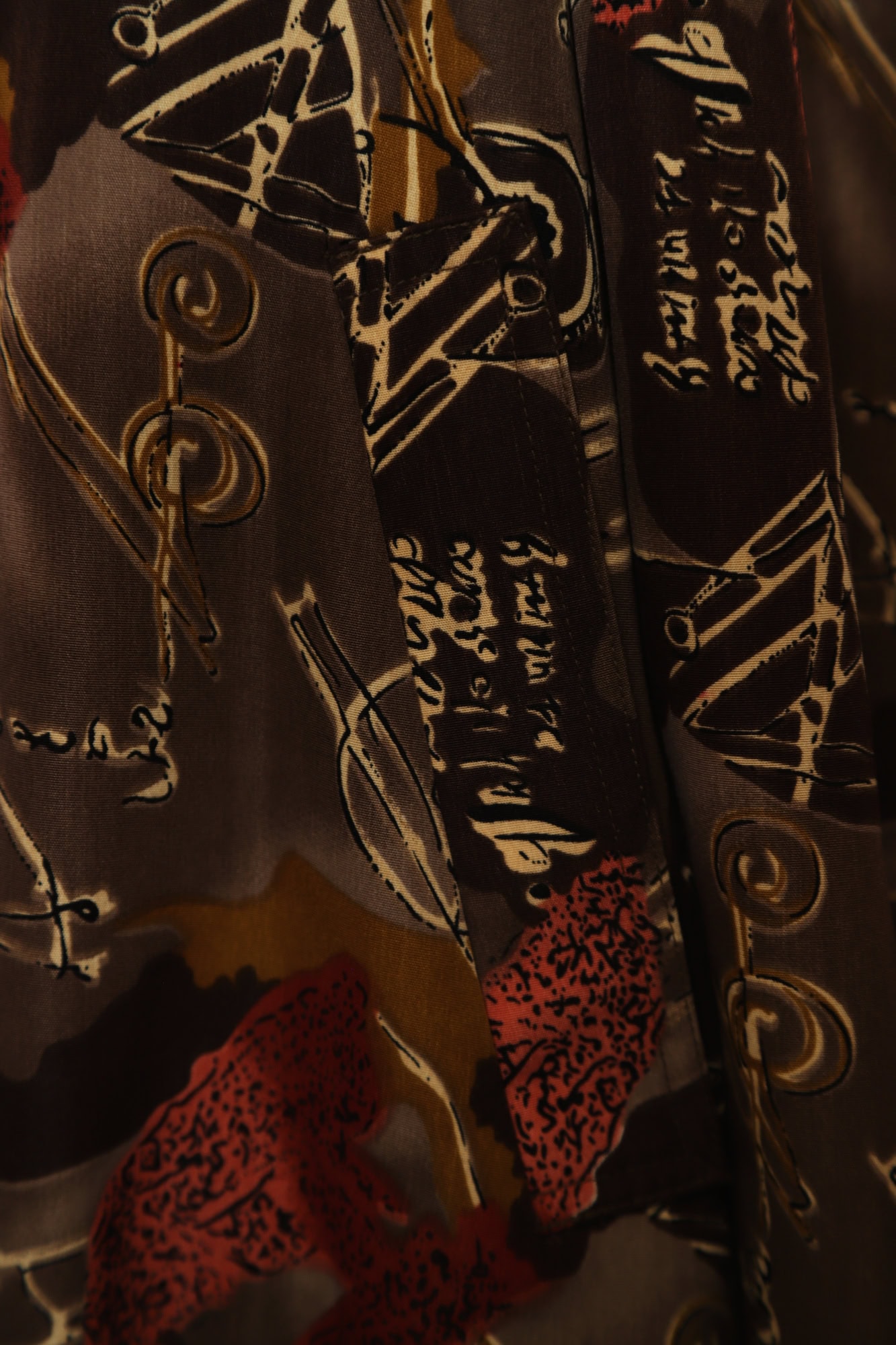 VINTAGE PRINTED BOMBER JACKET/L - 画像 (3)