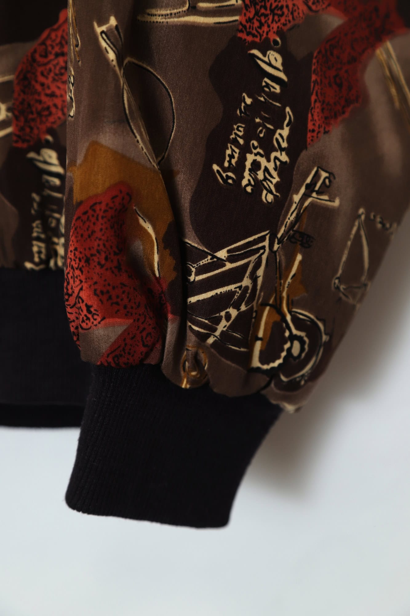 VINTAGE PRINTED BOMBER JACKET/L - 画像 (4)