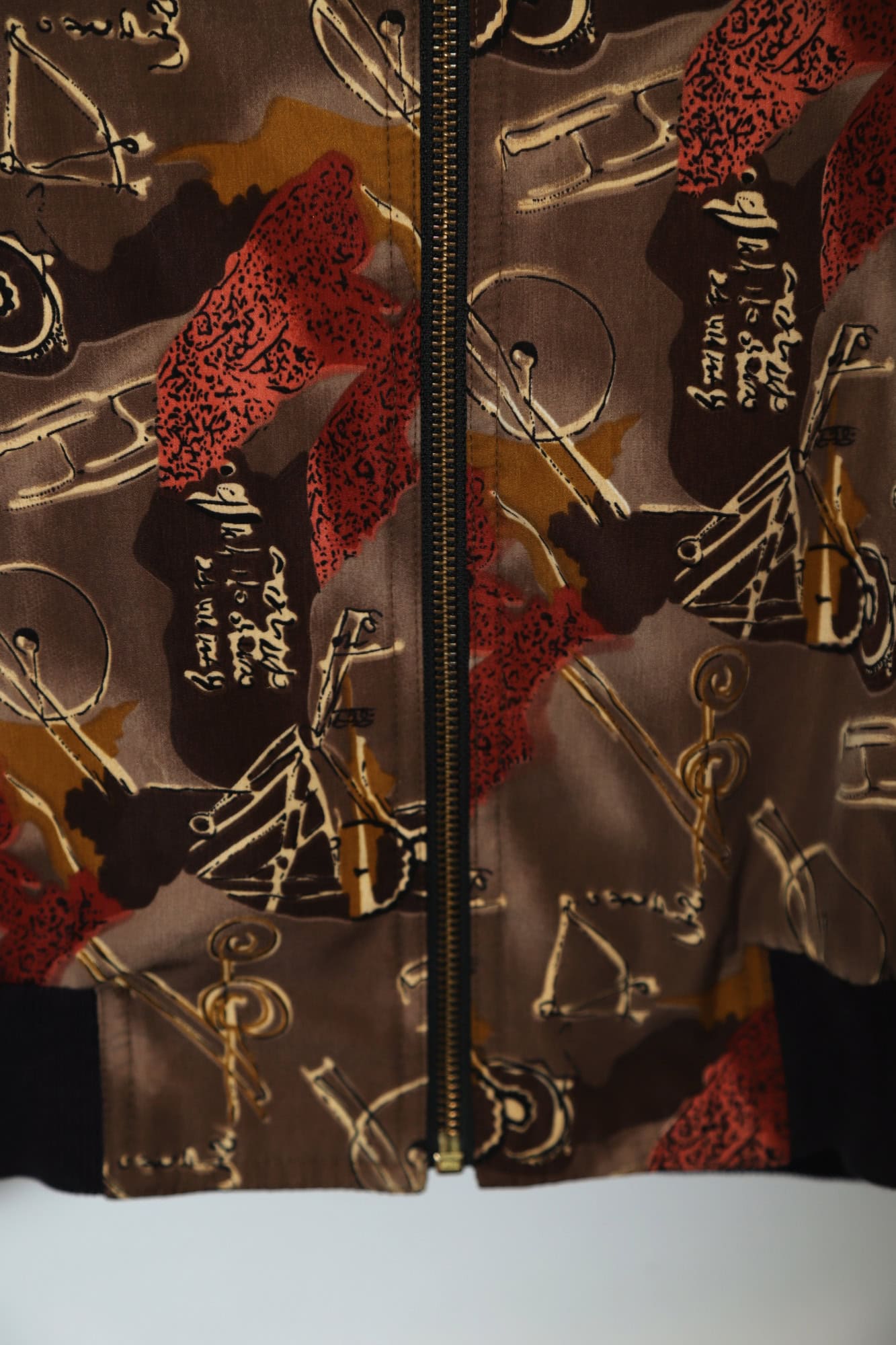 VINTAGE PRINTED BOMBER JACKET/L - 画像 (5)