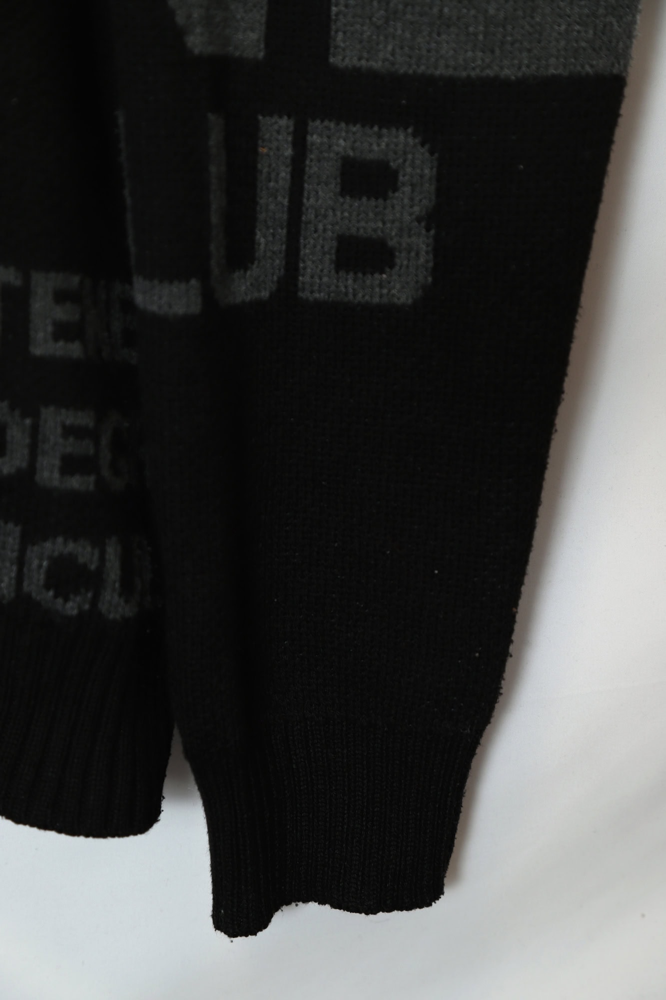 VINTAGE JAQUARD KNITTED SWEATER/XL - 画像 (3)