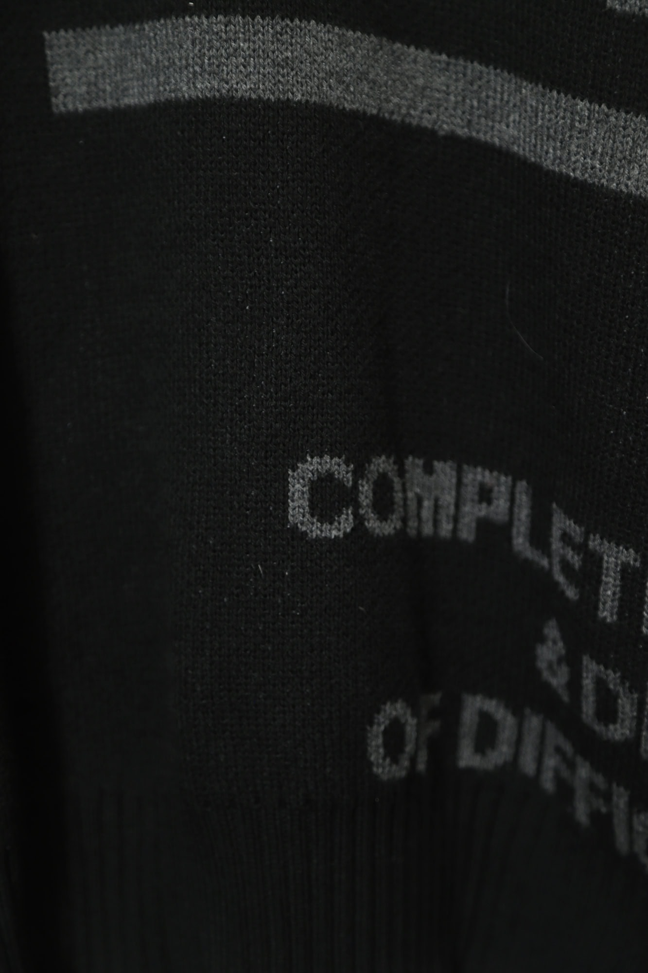 VINTAGE JAQUARD KNITTED SWEATER/XL - 画像 (4)