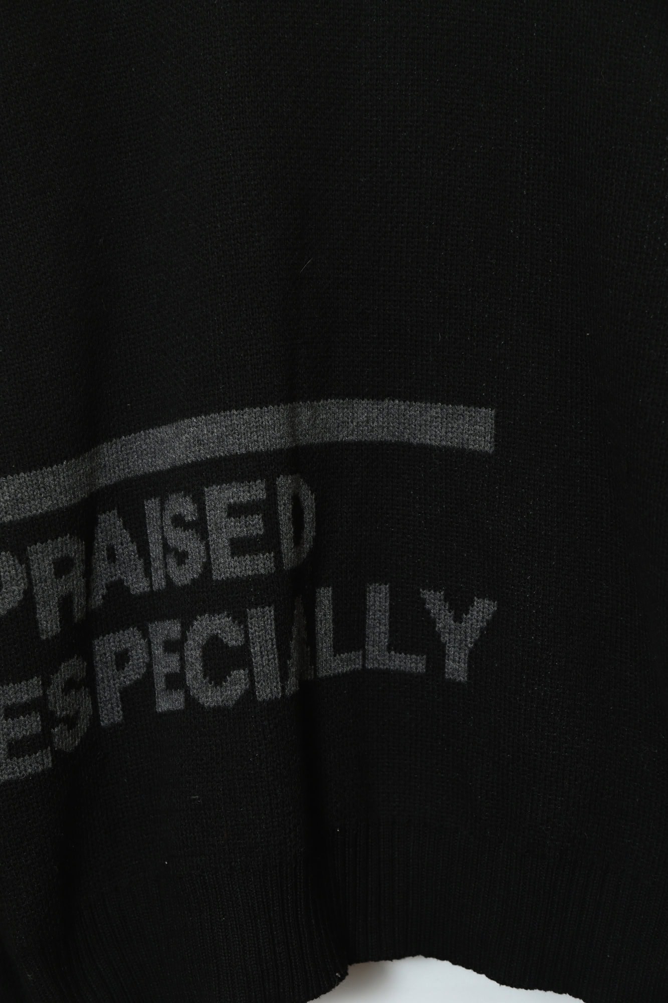 VINTAGE JAQUARD KNITTED SWEATER/XL - 画像 (7)