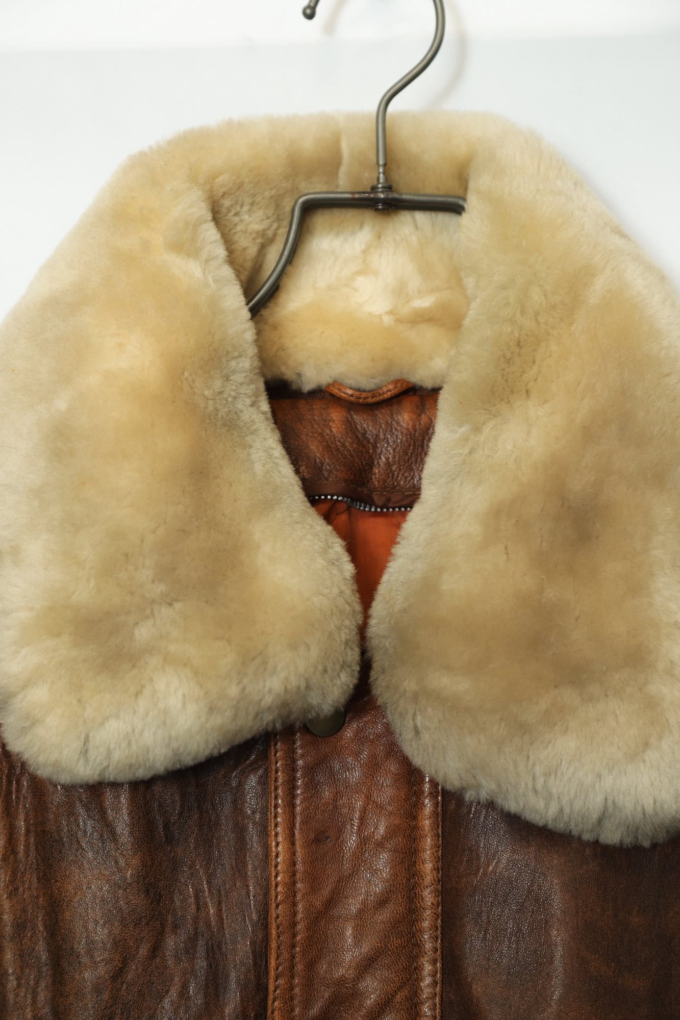 Alternative view of VINTAGE BOMBER LEATHER JACKET/L