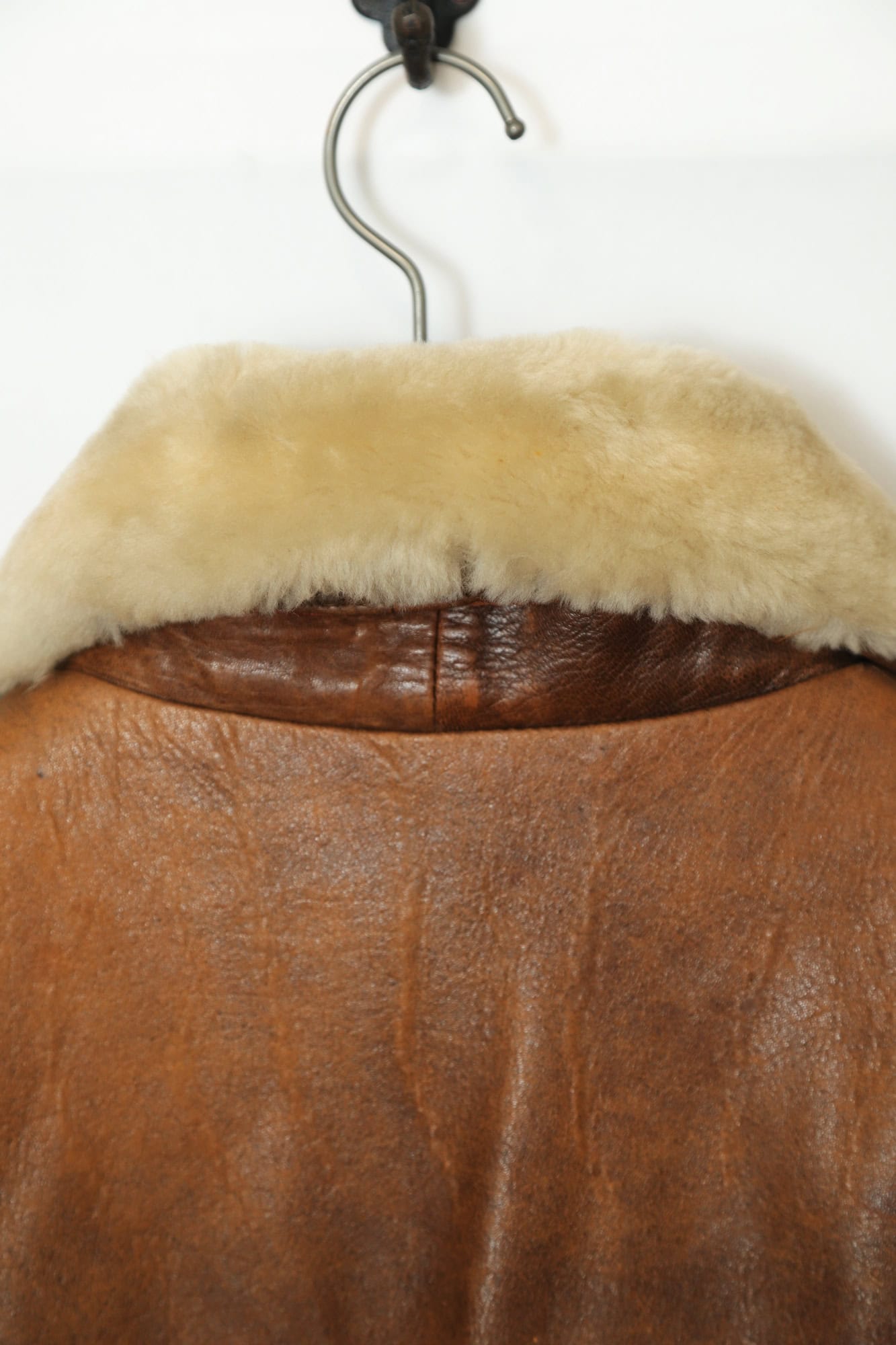 VINTAGE BOMBER LEATHER JACKET/L - 画像 (8)