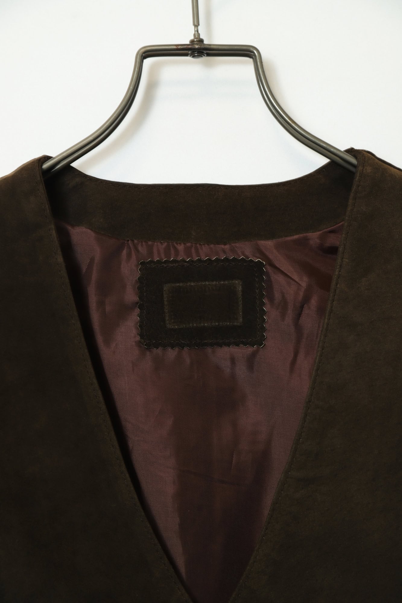 Alternative view of VINTAGE SUEDE VEST/L