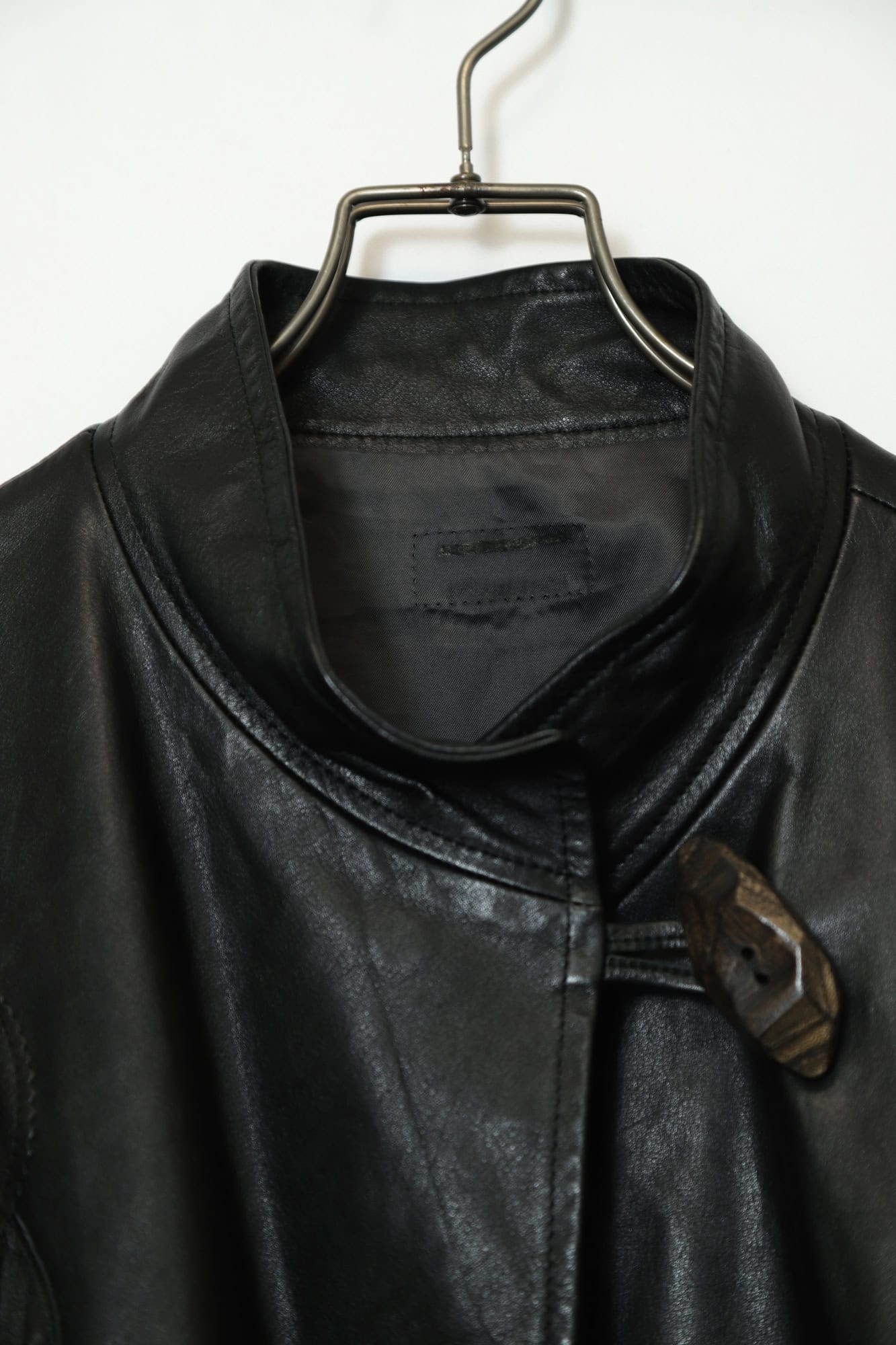 Alternative view of VINTAGE LEATHER VEST/XL
