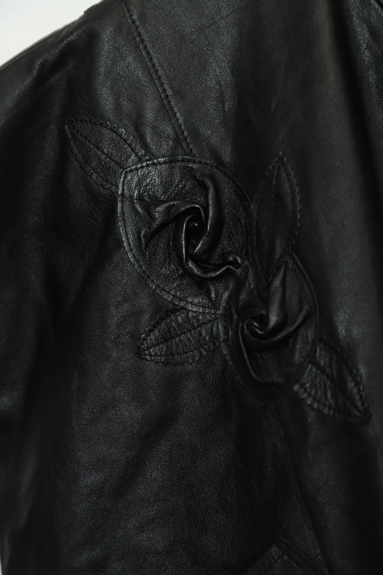 VINTAGE LEATHER VEST/XL - 画像 (3)