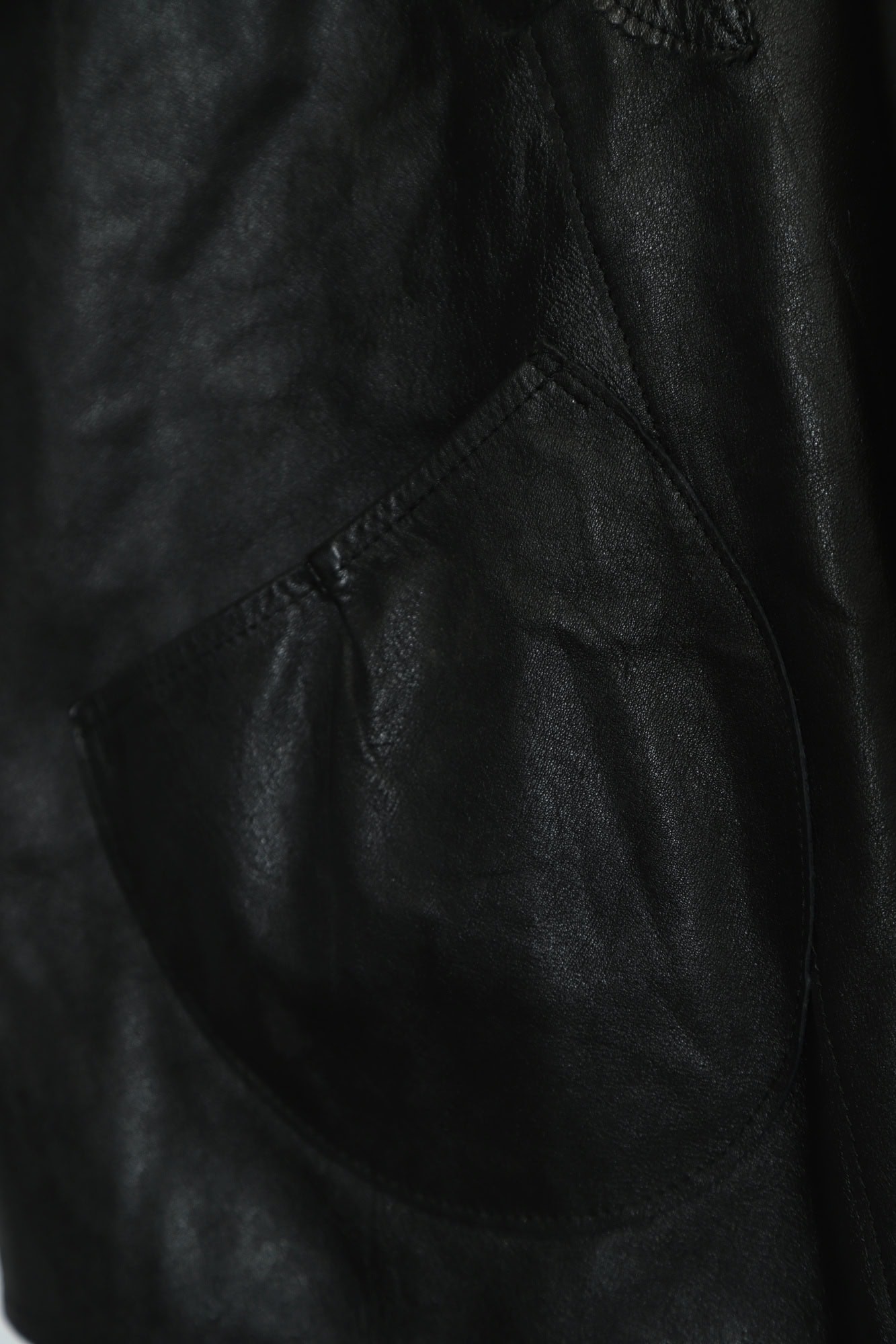 VINTAGE LEATHER VEST/XL - 画像 (4)