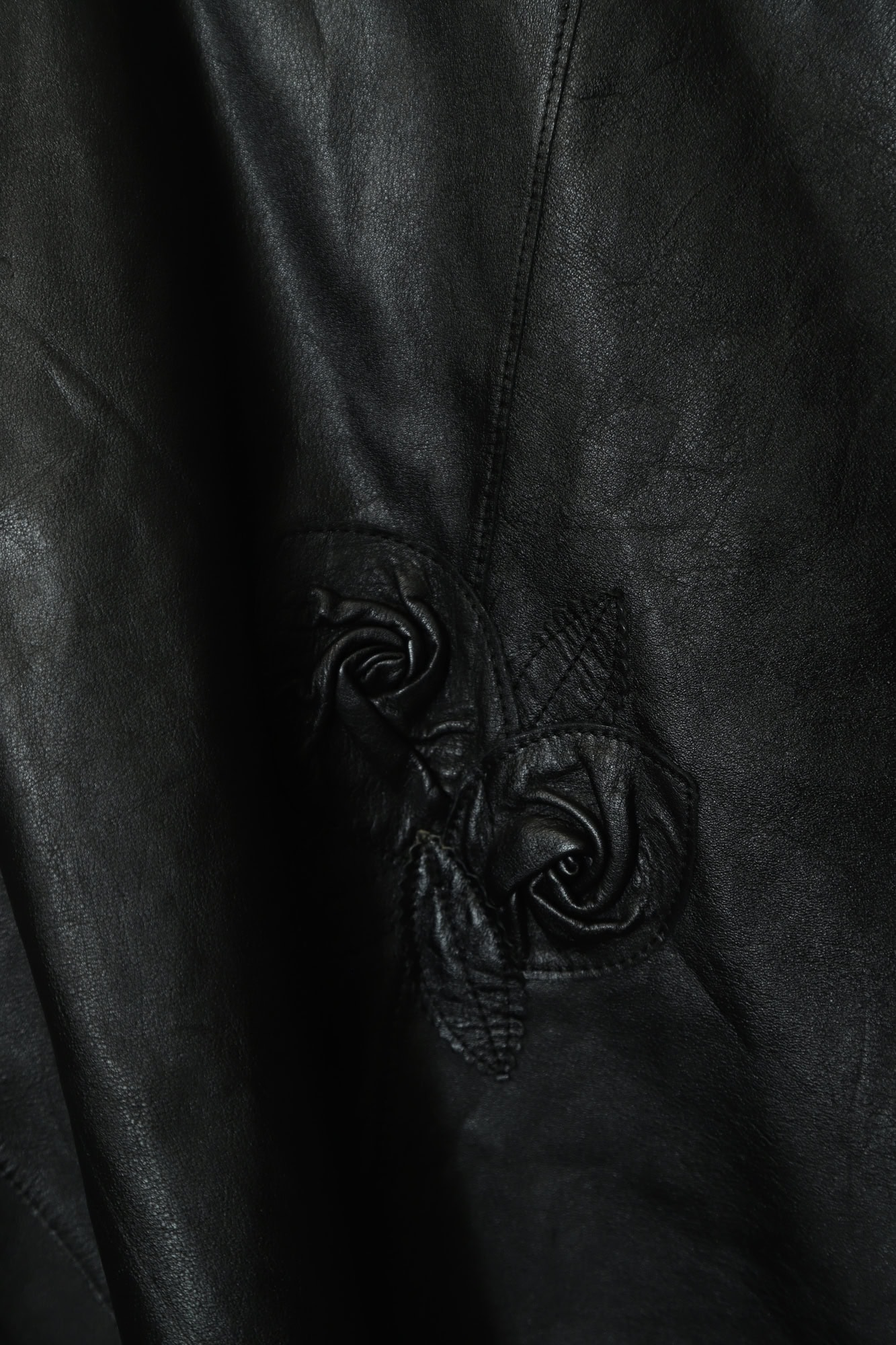 VINTAGE LEATHER VEST/XL - 画像 (9)