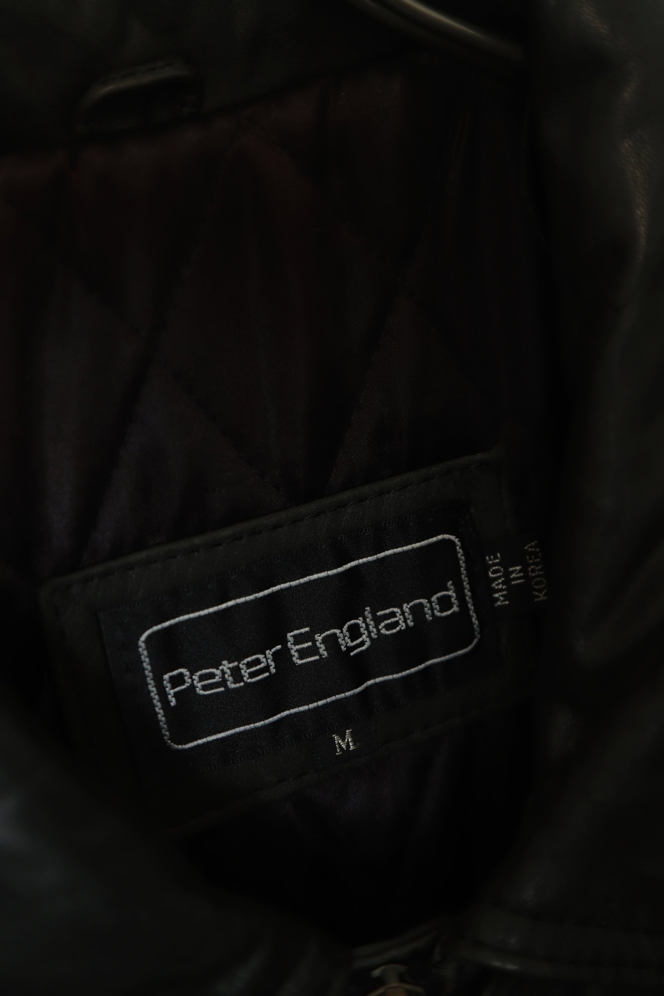 USED PETER ENGLAND COVERALL LEATHER JACKET/XL - 画像 (3)