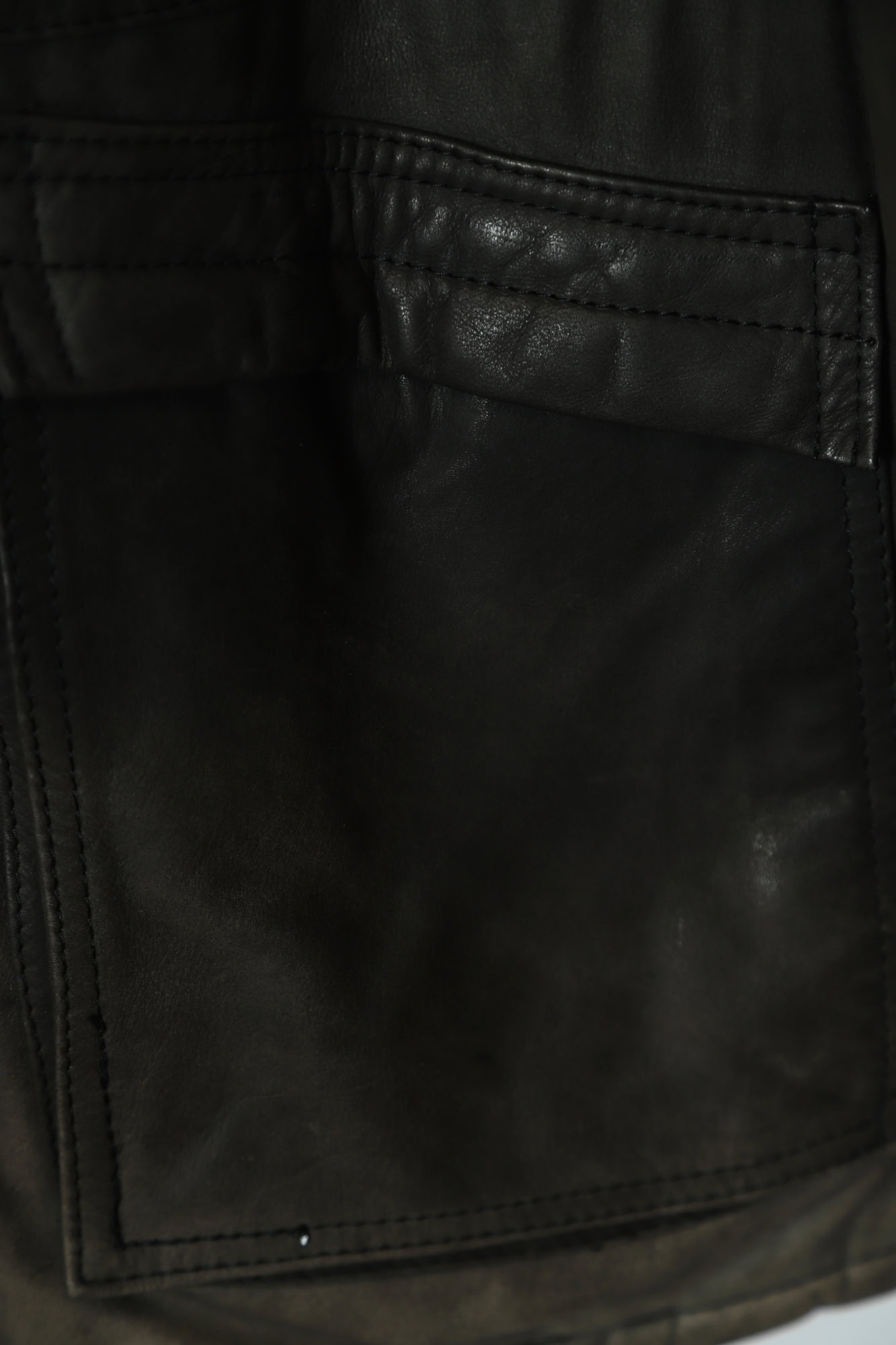 USED PETER ENGLAND COVERALL LEATHER JACKET/XL - 画像 (5)