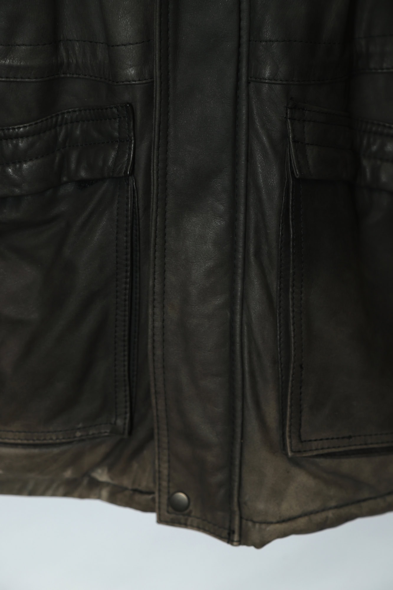 USED PETER ENGLAND COVERALL LEATHER JACKET/XL - 画像 (7)