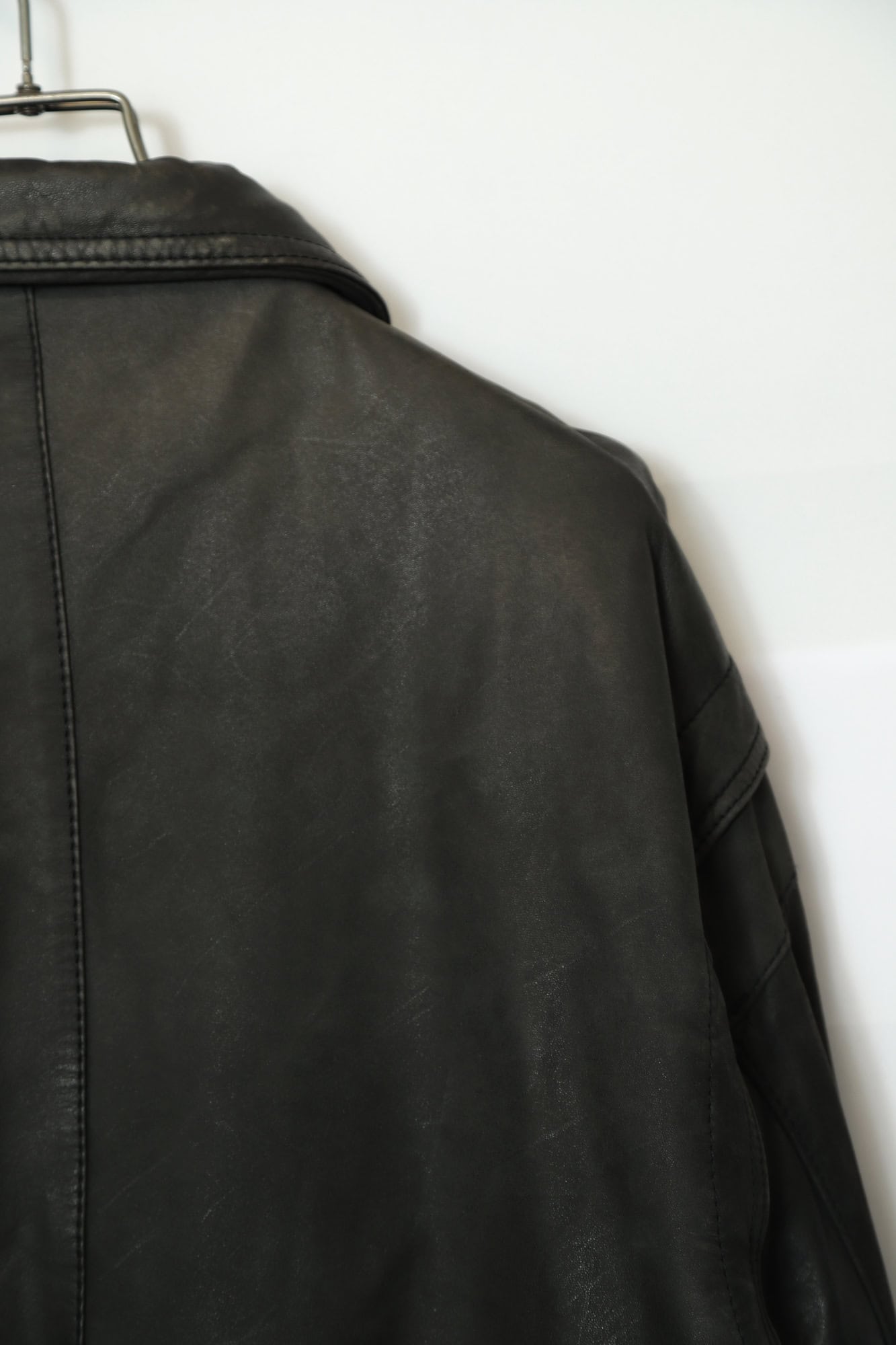 USED PETER ENGLAND COVERALL LEATHER JACKET/XL - 画像 (10)