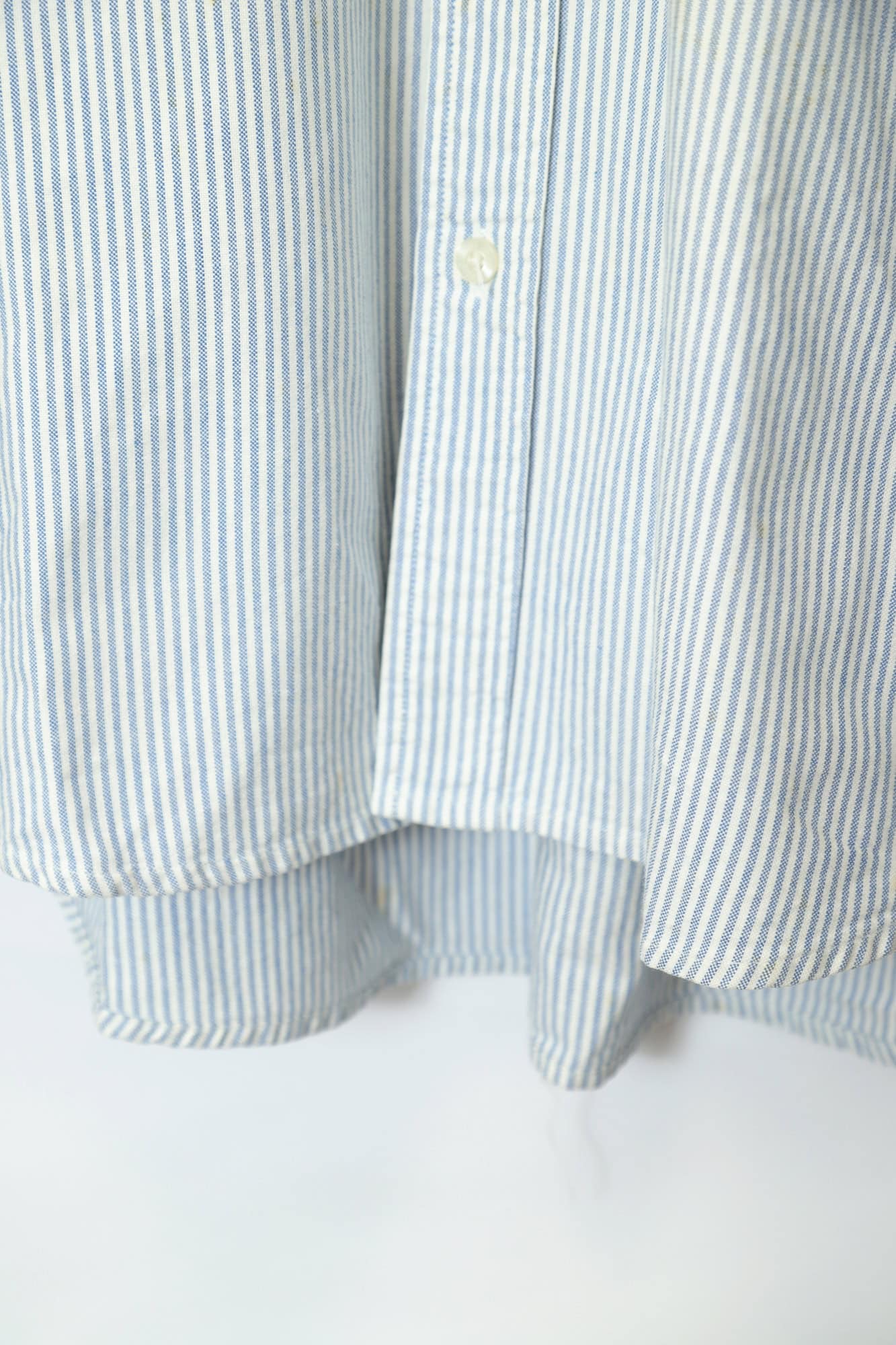 USED STRIPE SHIRT/L - 画像 (4)