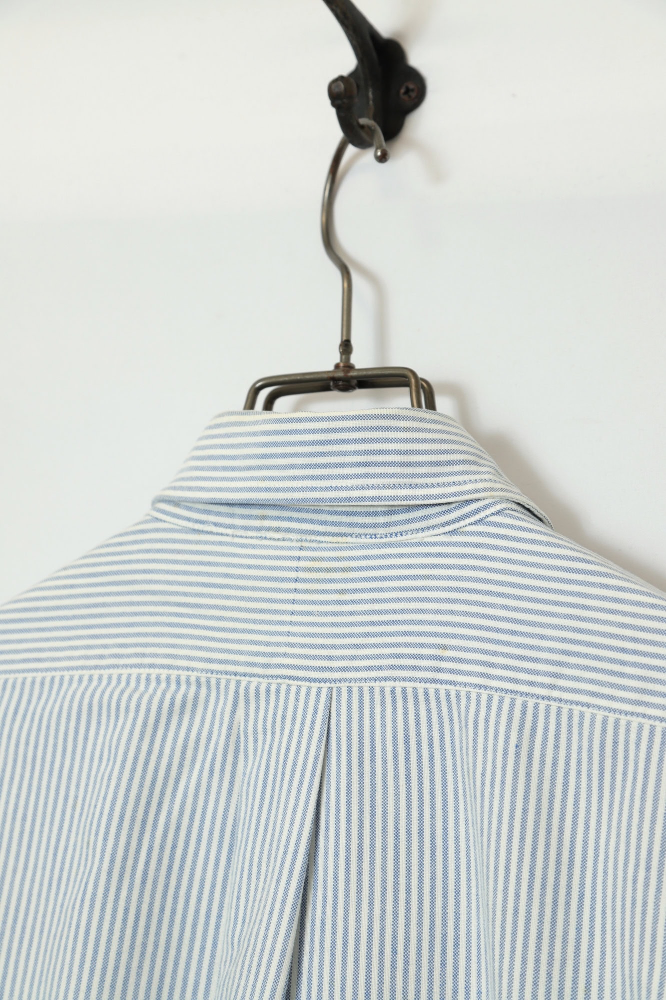 USED STRIPE SHIRT/L - 画像 (9)