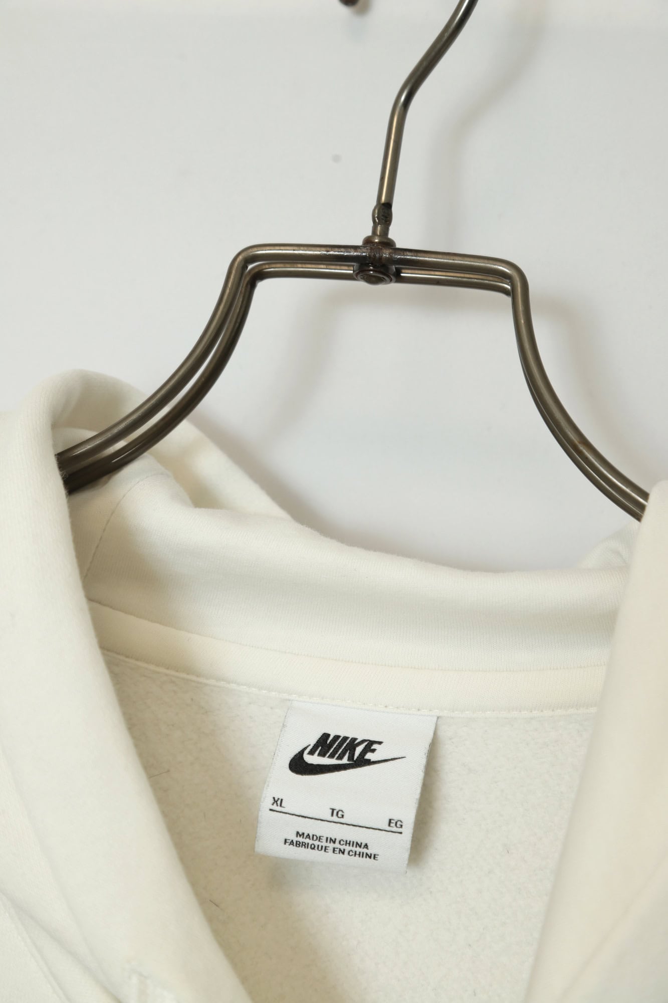 USED NIKE LOGO ZIP UP SWEAT SHIRT/XL - 画像 (6)