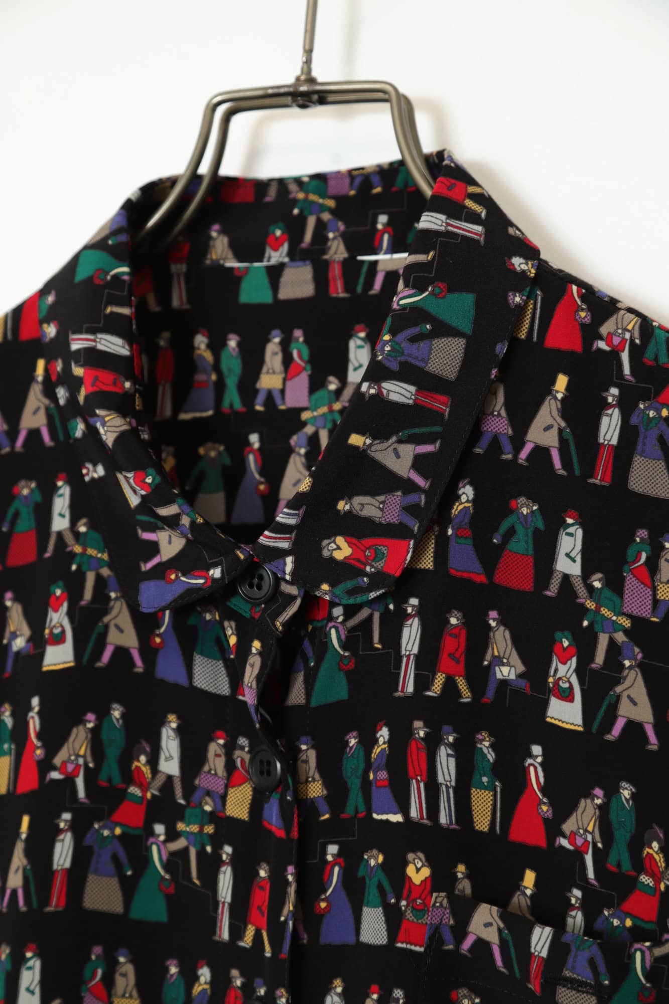 Alternative view of VINTAGE PATTERN PRINTED SHIRT/S