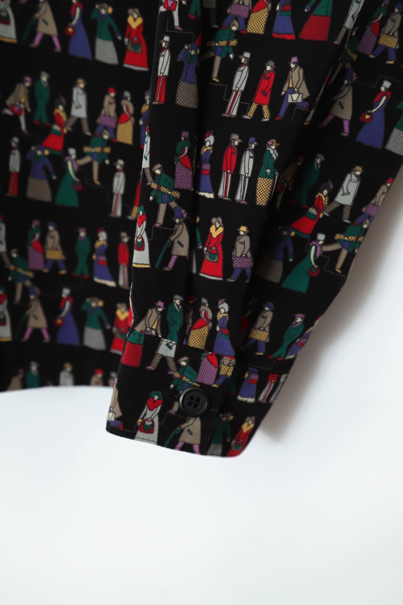 VINTAGE PATTERN PRINTED SHIRT/S - 画像 (5)
