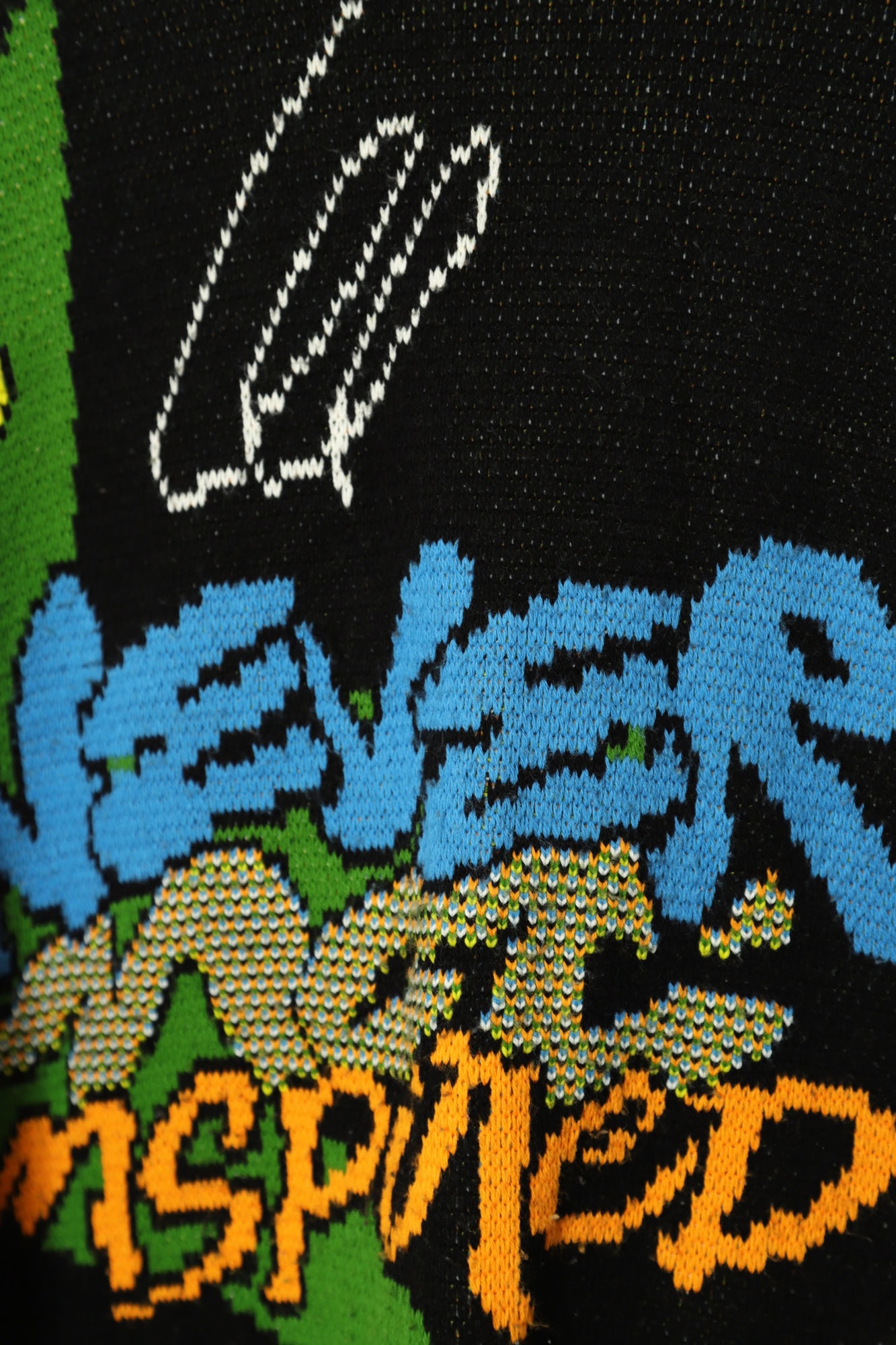 VINTAGE JAQUARD PATTERN SWEATER/L - 画像 (3)