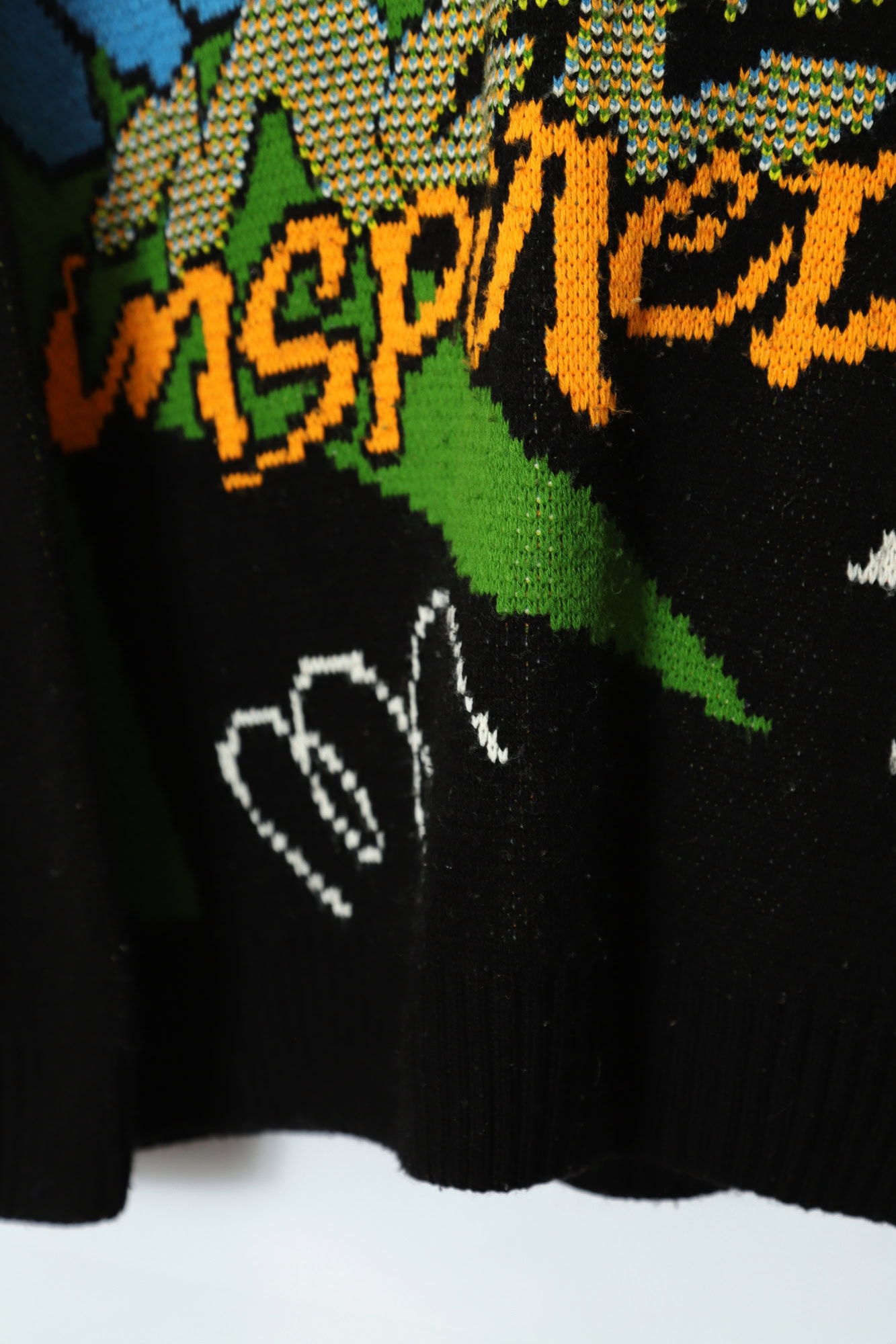 VINTAGE JAQUARD PATTERN SWEATER/L - 画像 (5)