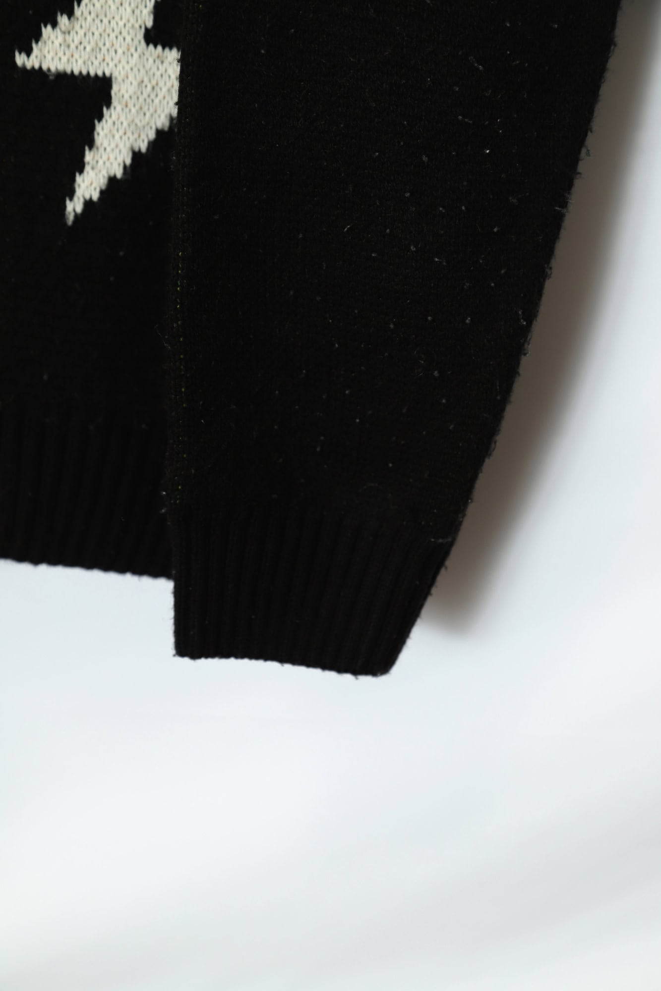 VINTAGE JAQUARD PATTERN SWEATER/L - 画像 (6)