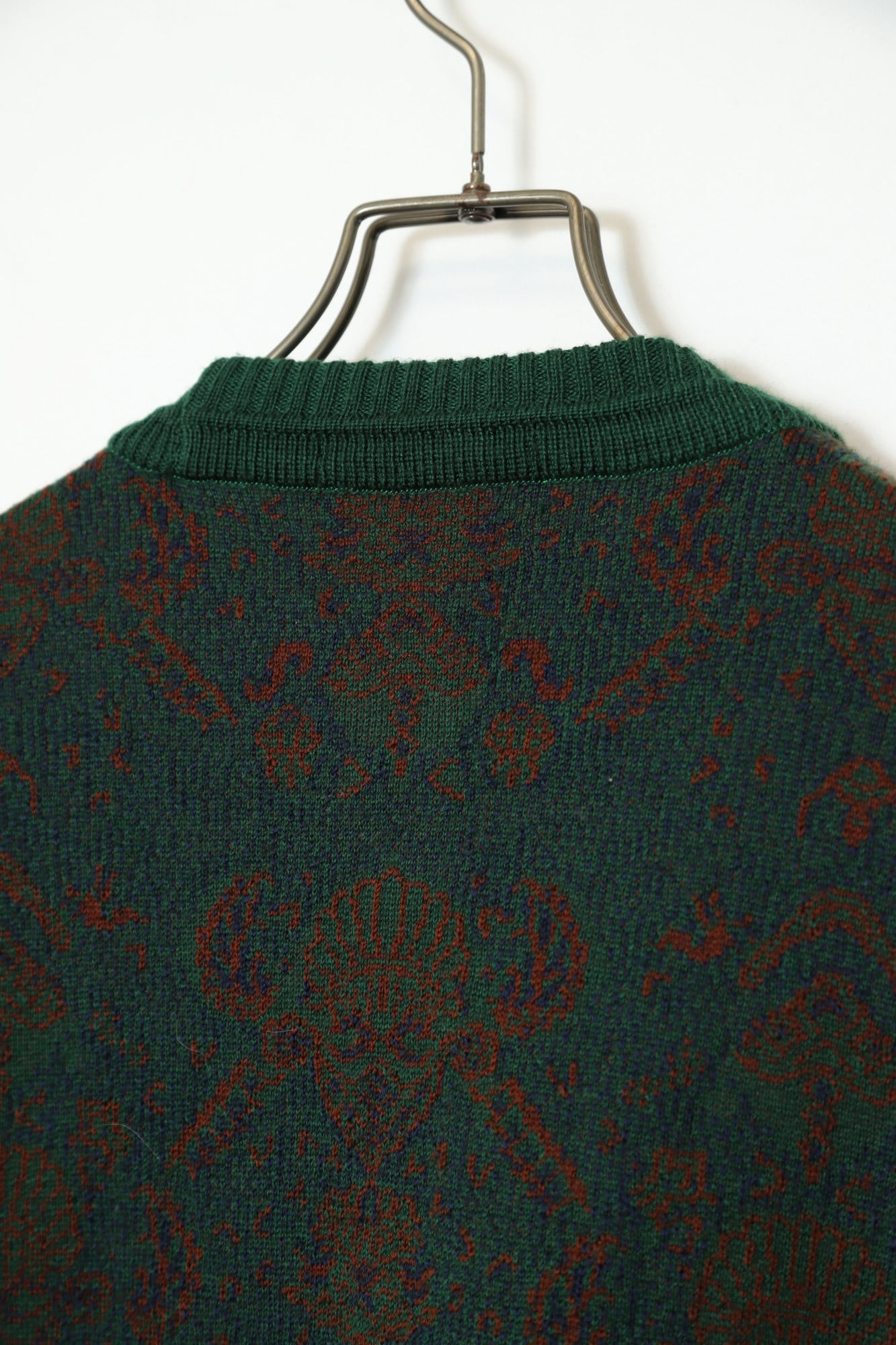 VINTAGE JAQUARD PATTERN SWEATER/L - 画像 (7)