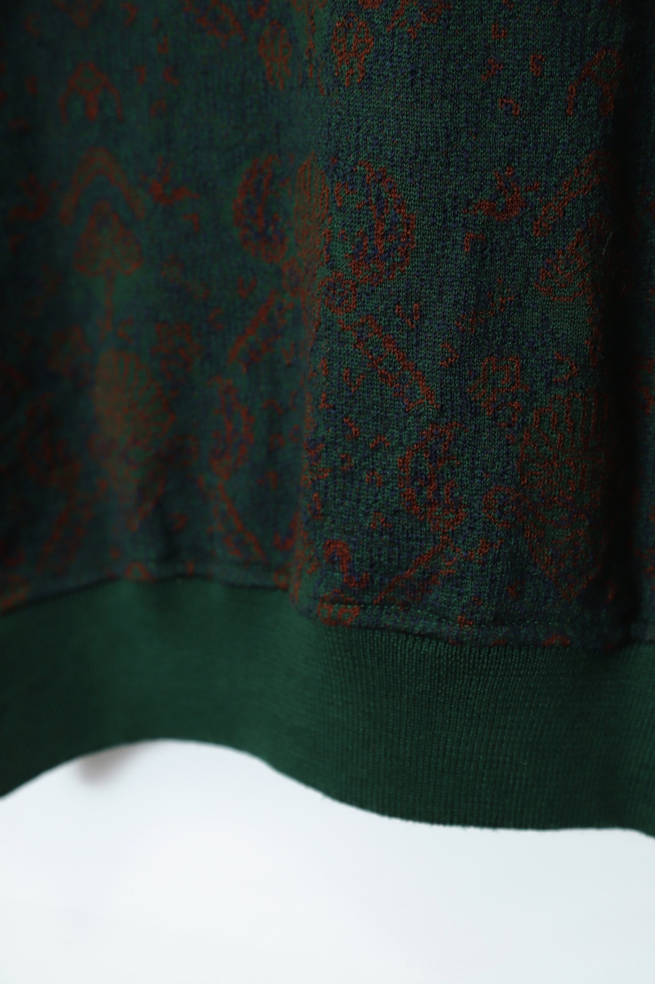 VINTAGE JAQUARD PATTERN SWEATER/L - 画像 (8)