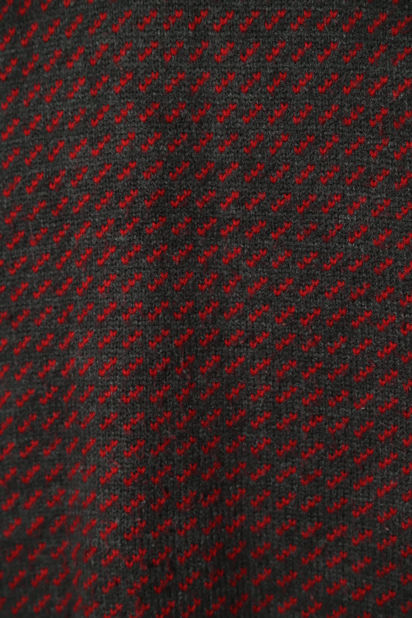 VINTAGE JAQUARD PATTERN SWEATER/XL - 画像 (3)