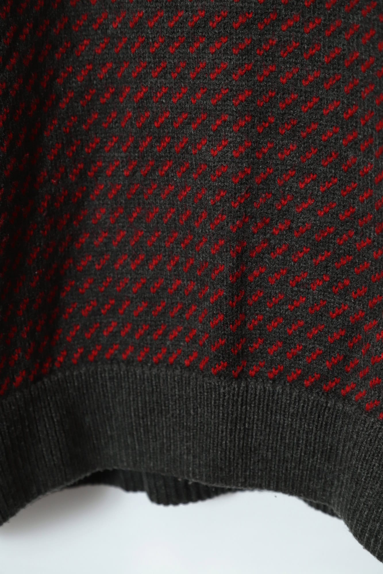 VINTAGE JAQUARD PATTERN SWEATER/XL - 画像 (8)