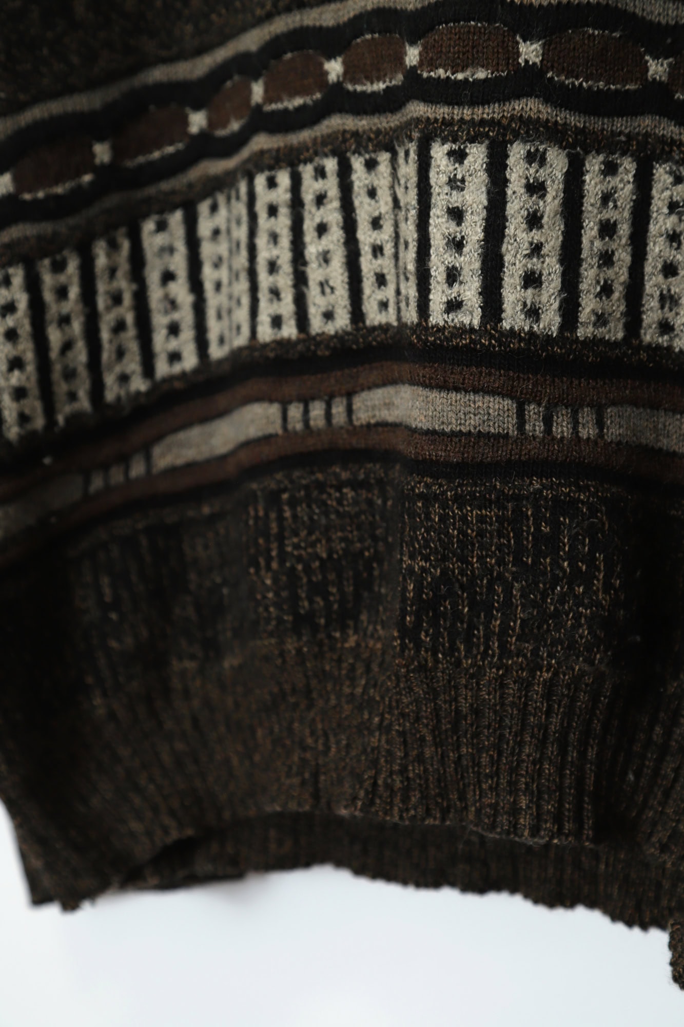 VINTAGE JAQUARD PATTERN SWEATER/M - 画像 (9)