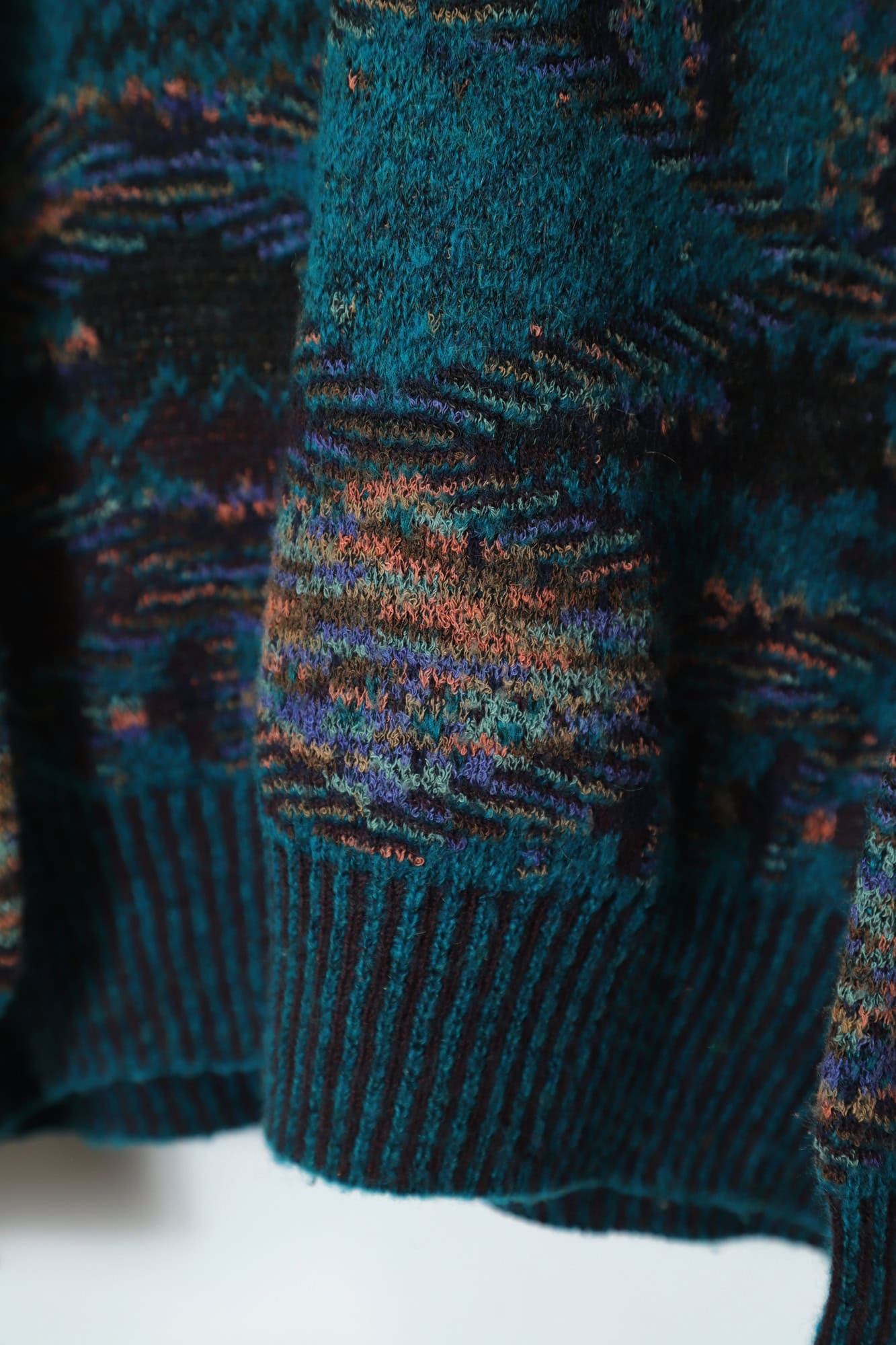 VINTAGE JAQUARD PATTERN SWEATER/XL - 画像 (4)