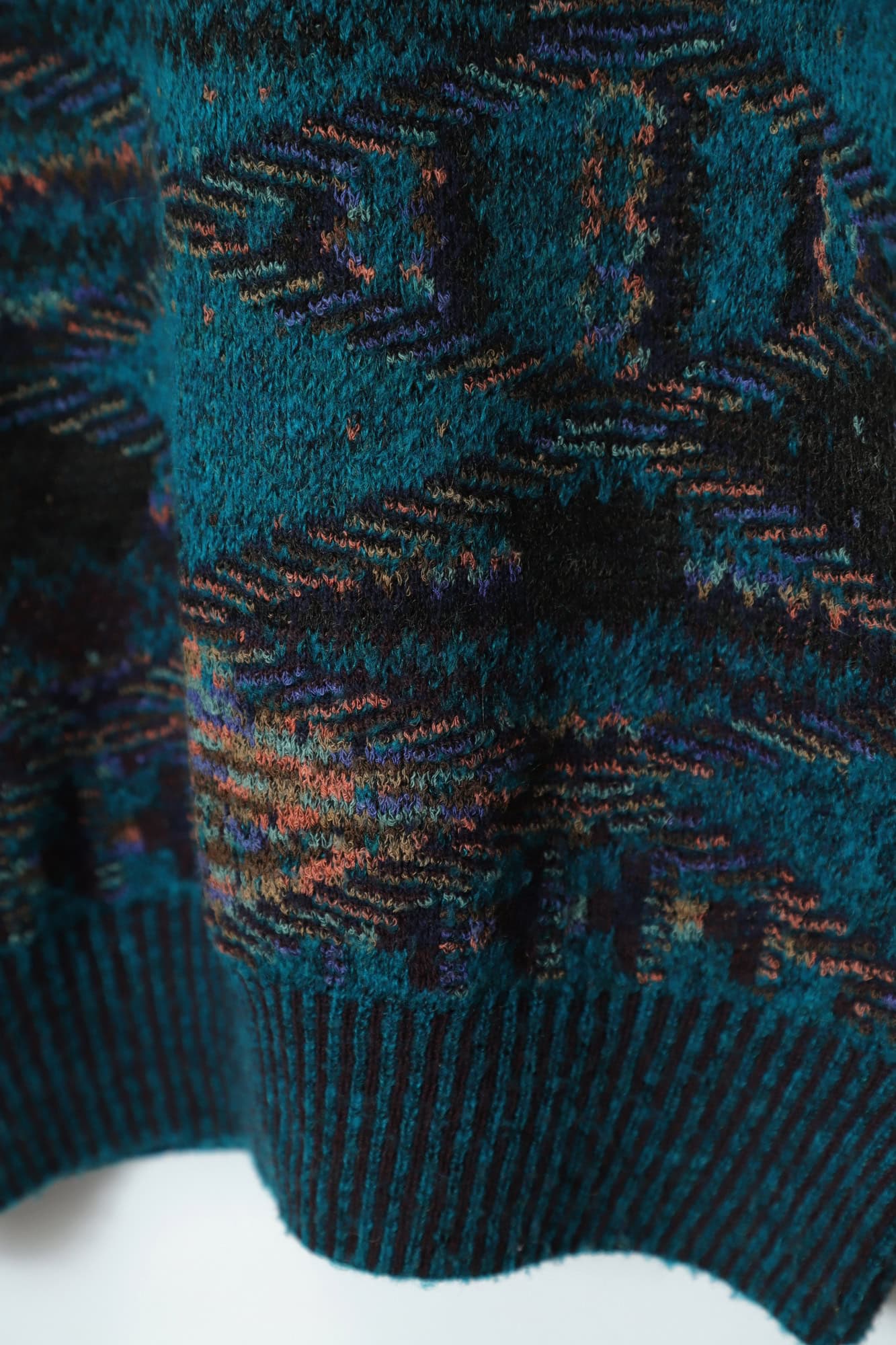 VINTAGE JAQUARD PATTERN SWEATER/XL - 画像 (8)
