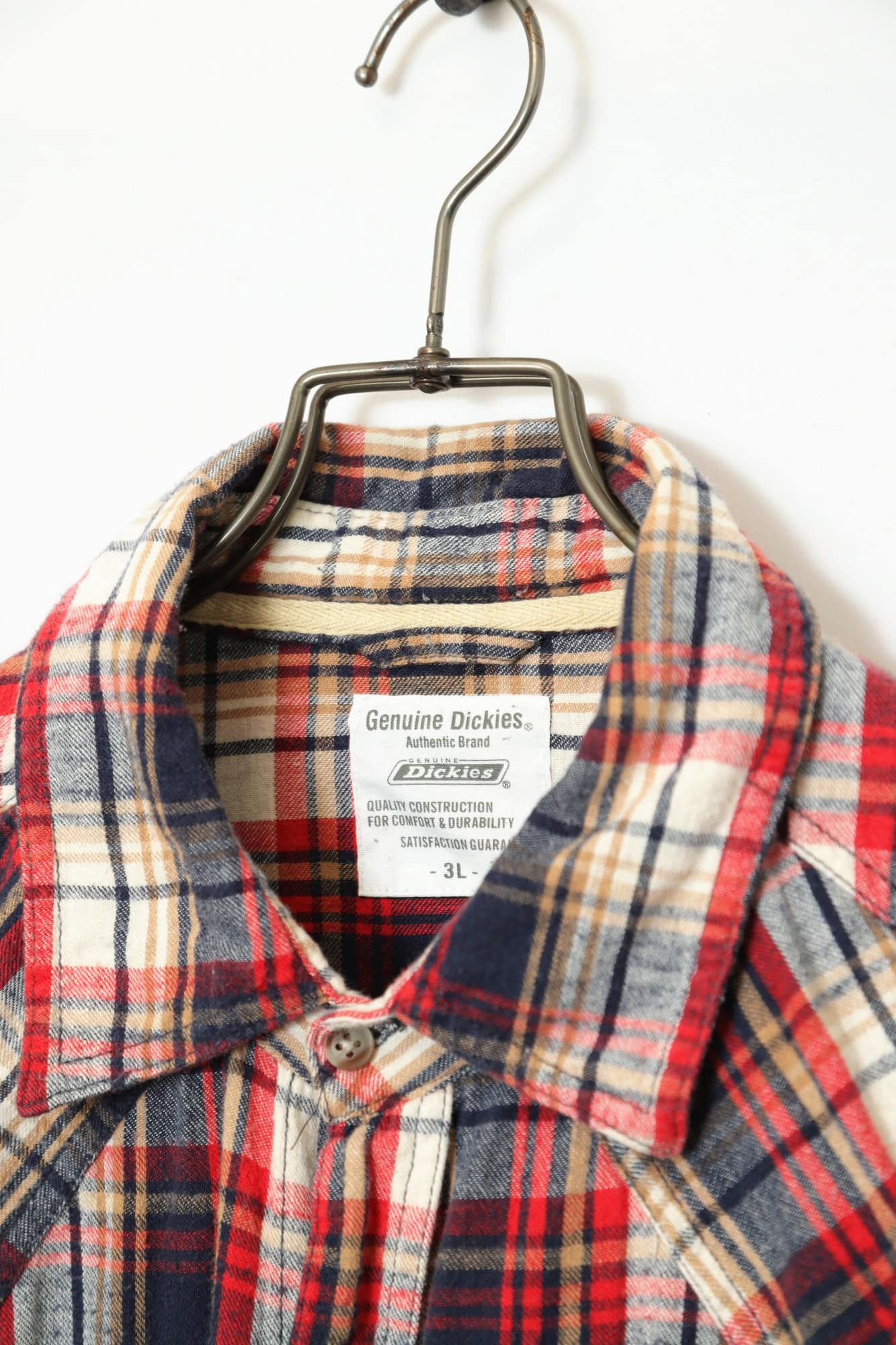 Alternative view of USED DICKIES CHECK SHIRT/3L