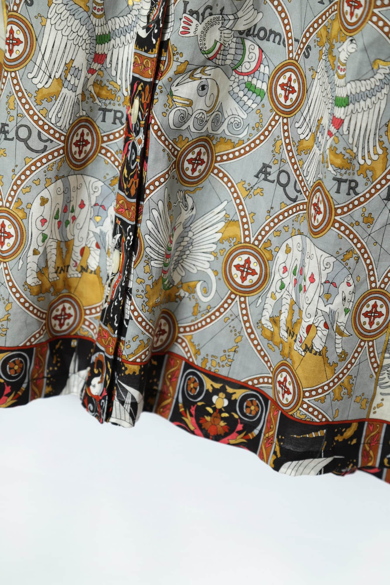 VINTAGE PATTERN PRINTED SHIRT/XL - 画像 (5)