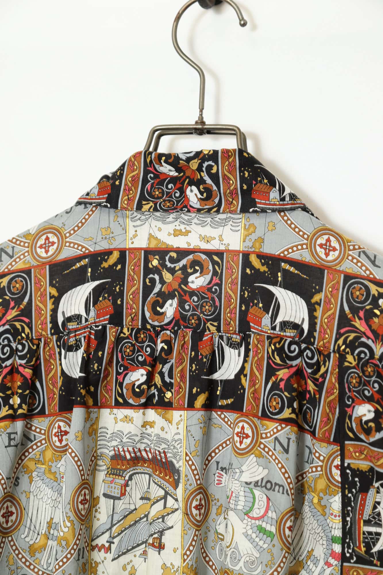 VINTAGE PATTERN PRINTED SHIRT/XL - 画像 (8)