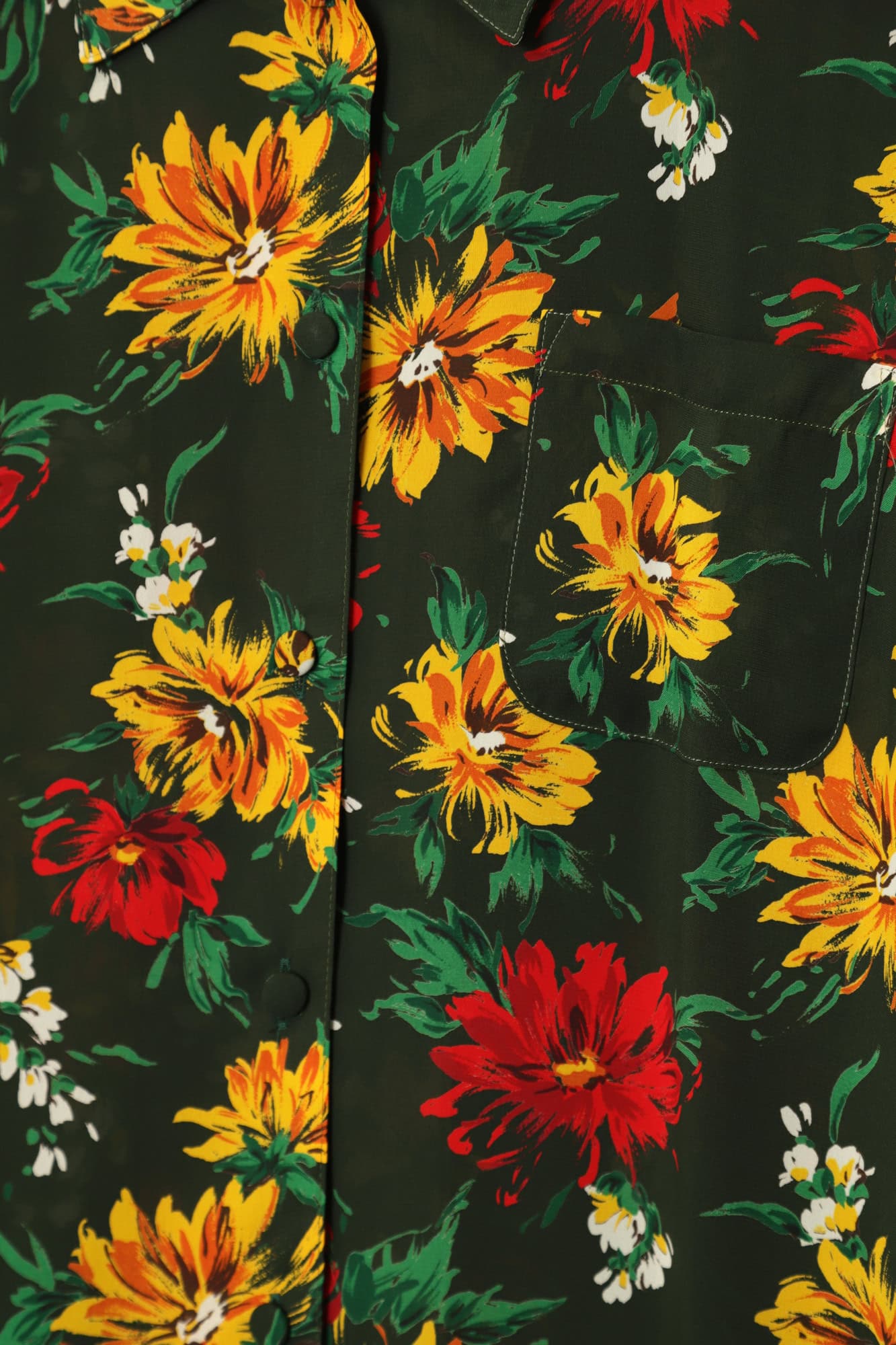 VINTAGE PATTERN PRINTED SHIRT/S - 画像 (3)