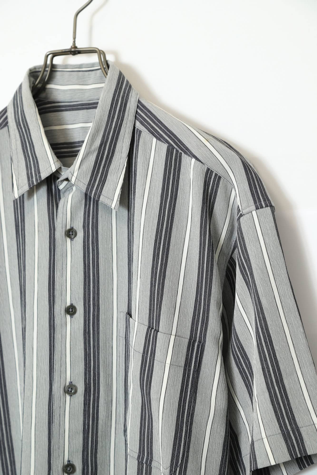 VINTAGE STRIPE PRINTED SHIRT/XL - 画像 (3)