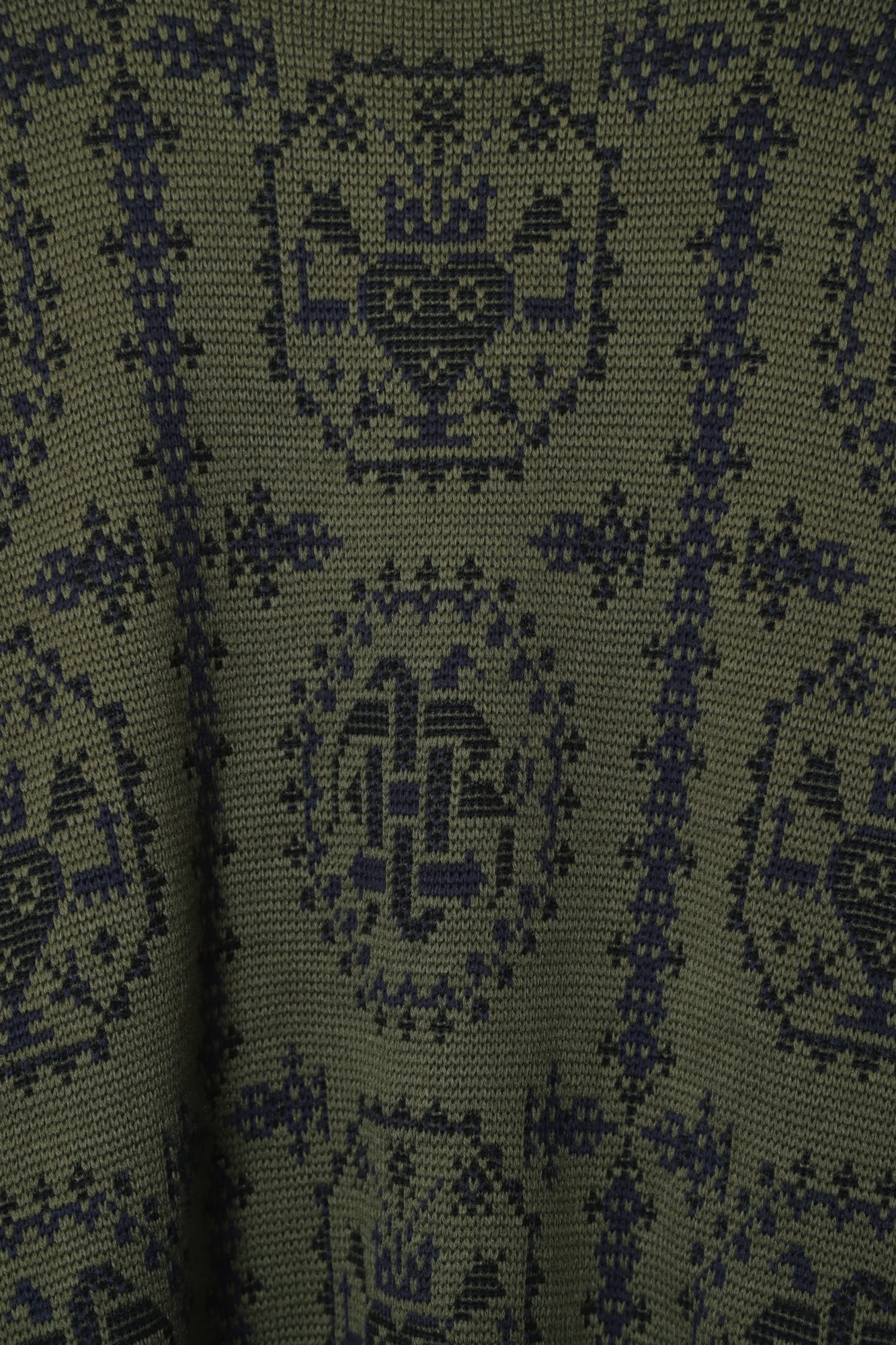 VINTAGE JAQUARD KNITTED SWEATER/XL - 画像 (11)